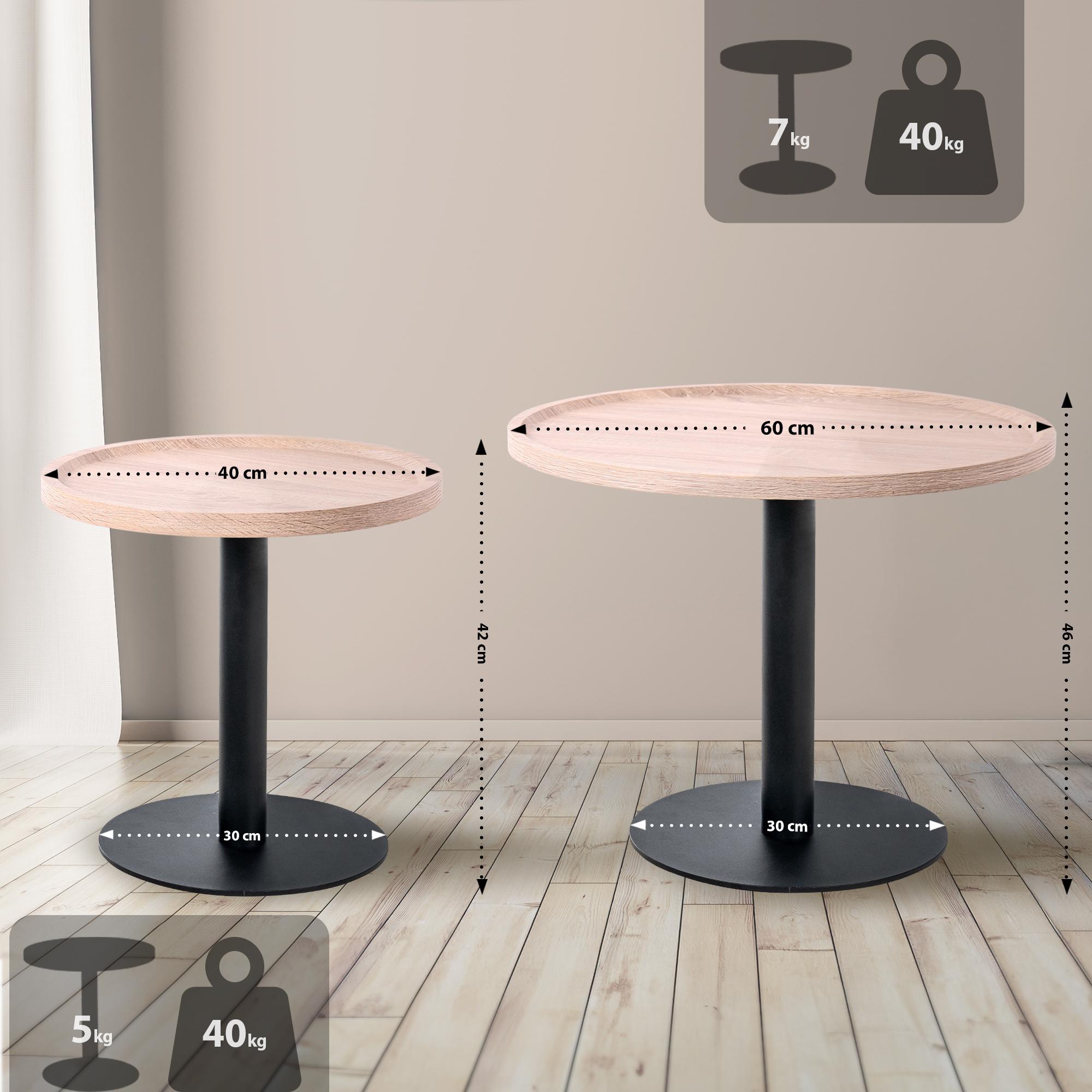 2er Set Beistelltische Aspen