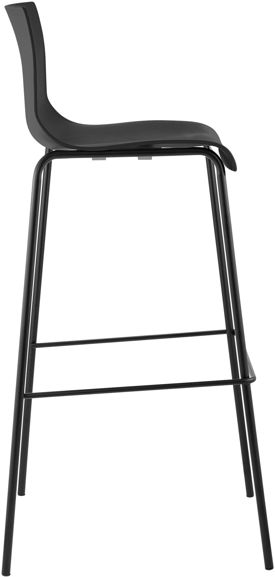 Barhocker Hover Kunststoff 4-Fuß Gestell