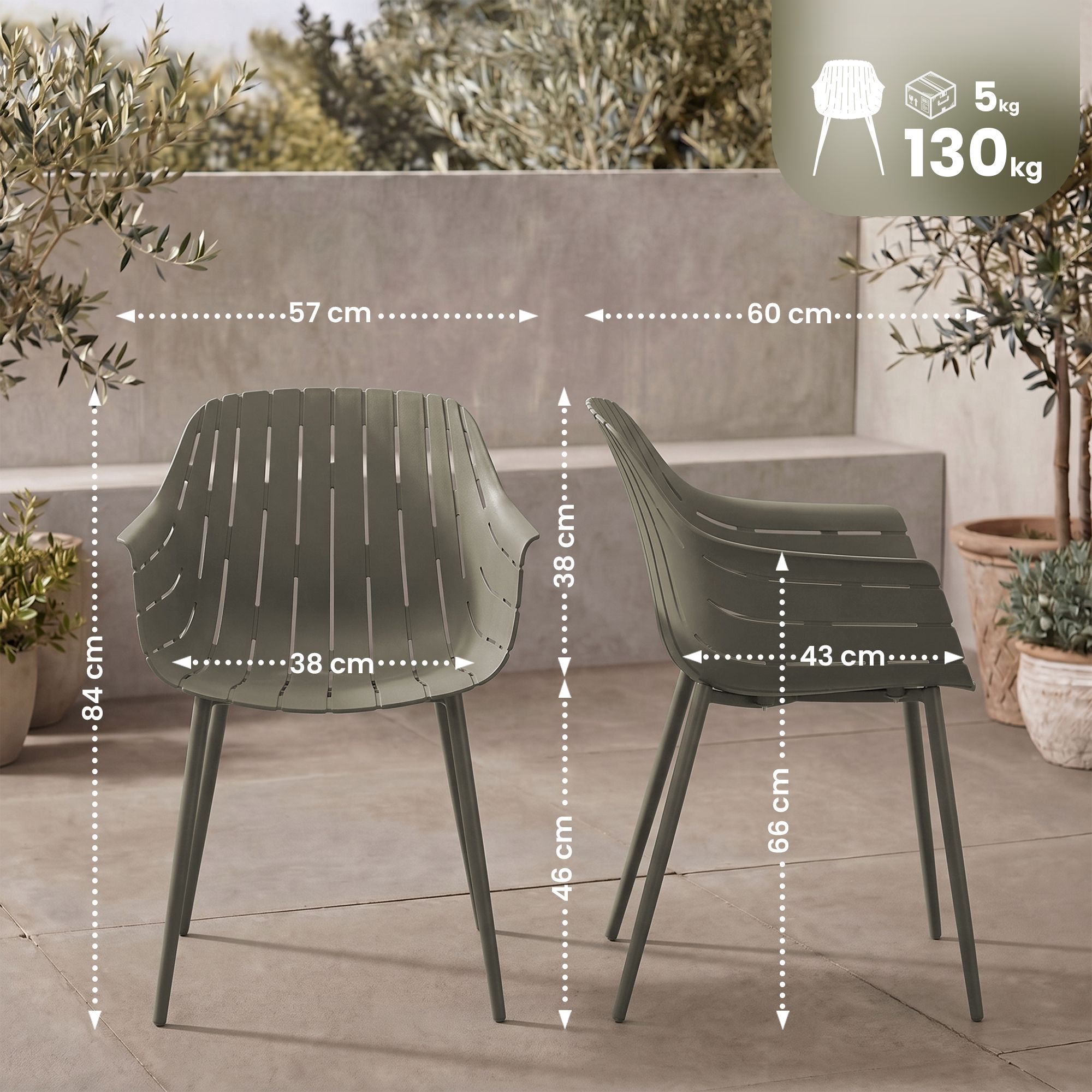 Gartenstuhl Silva
