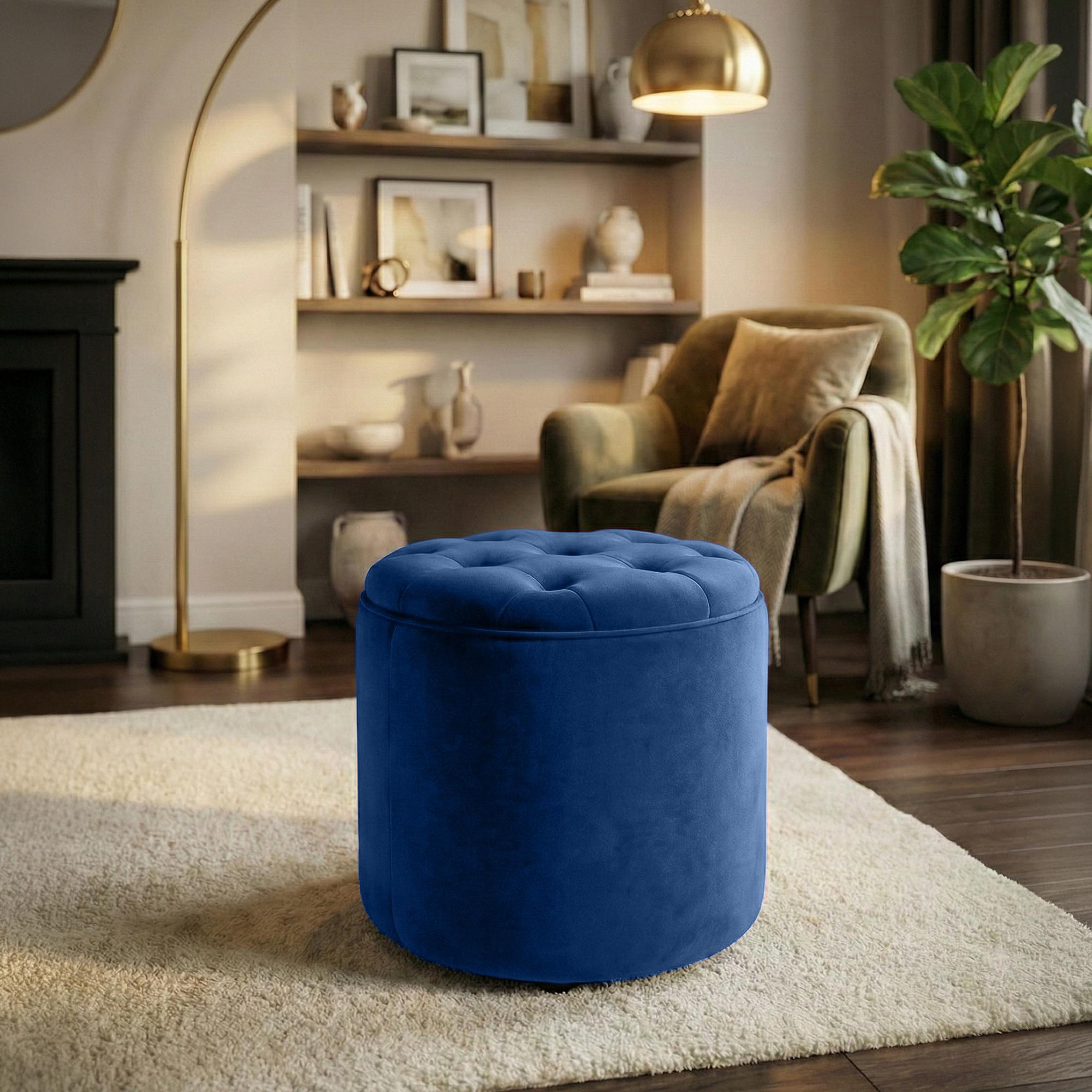 Sitzhocker Pantin Samt
