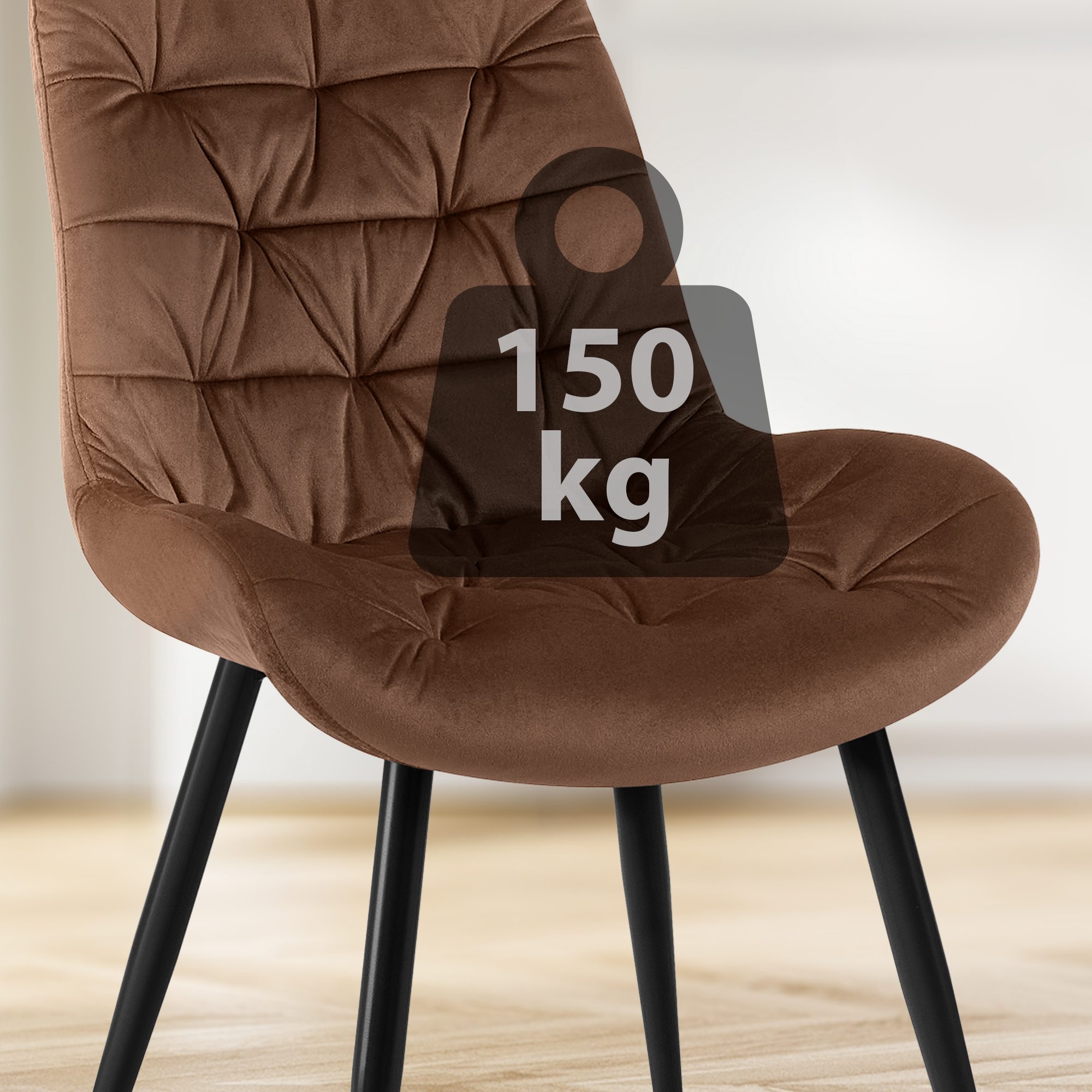 Esszimmerstuhl Rossford Samt