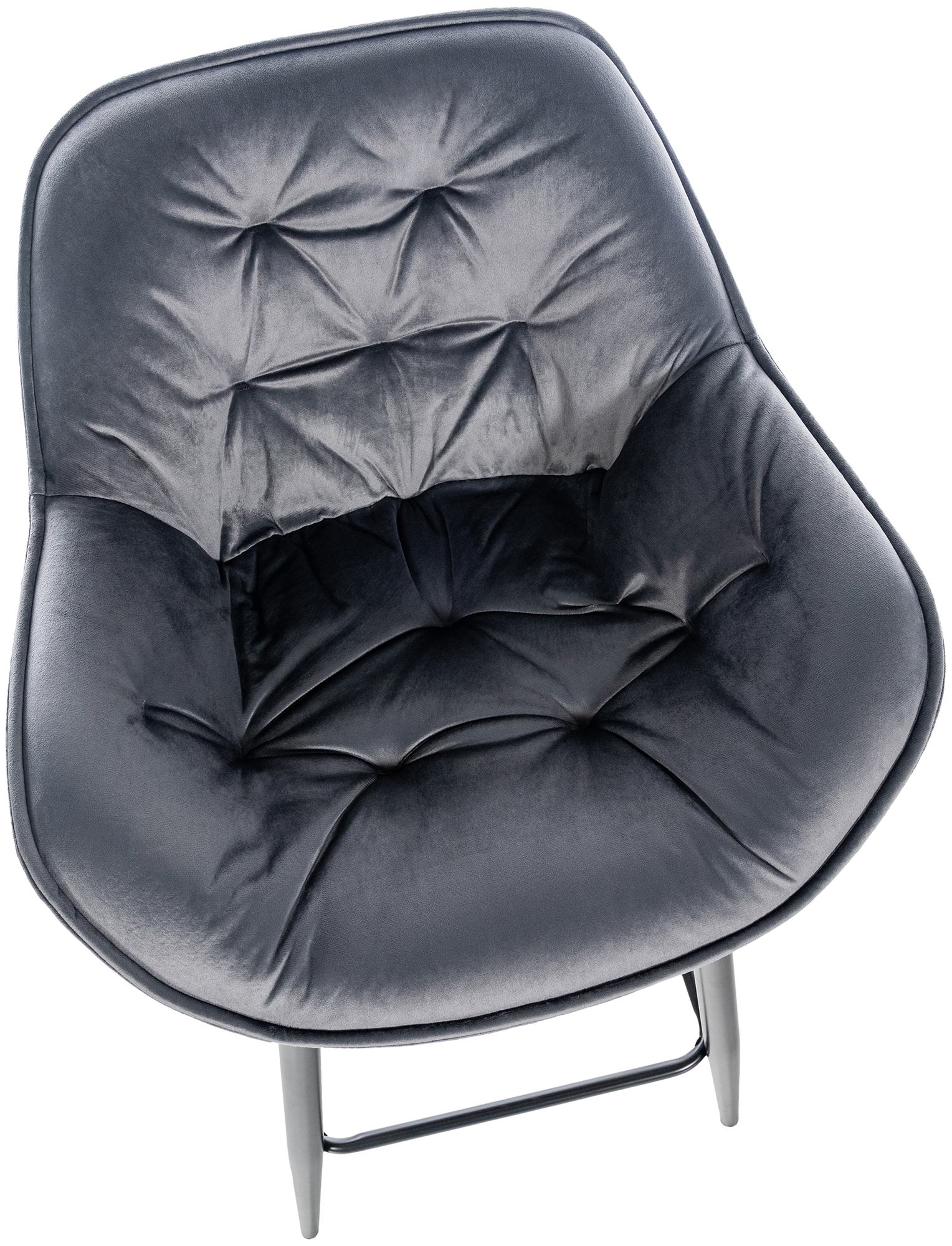Barhocker Gibson Samt Sitzhöhe 76 cm