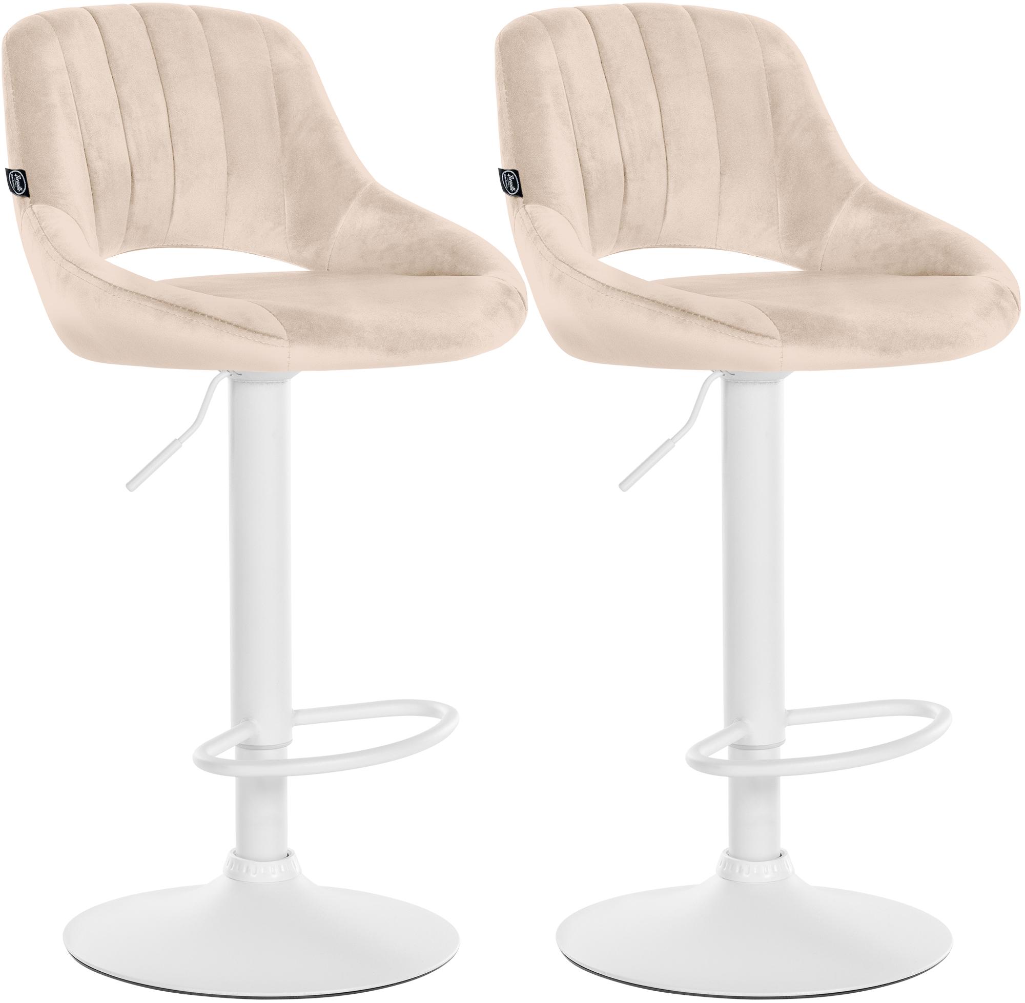 2er Set Barhocker Milet Samt
