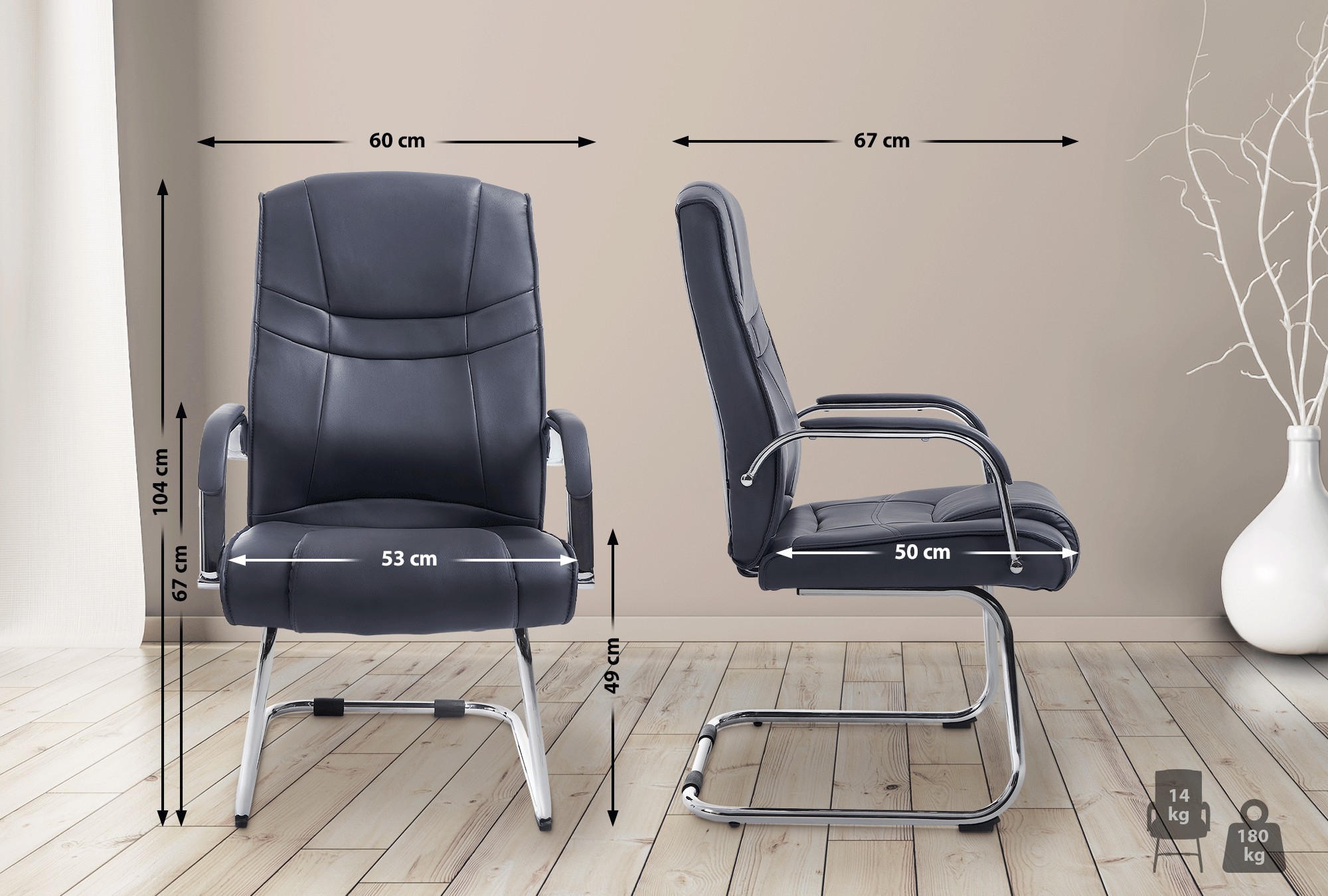 2er Set Stühle Attila