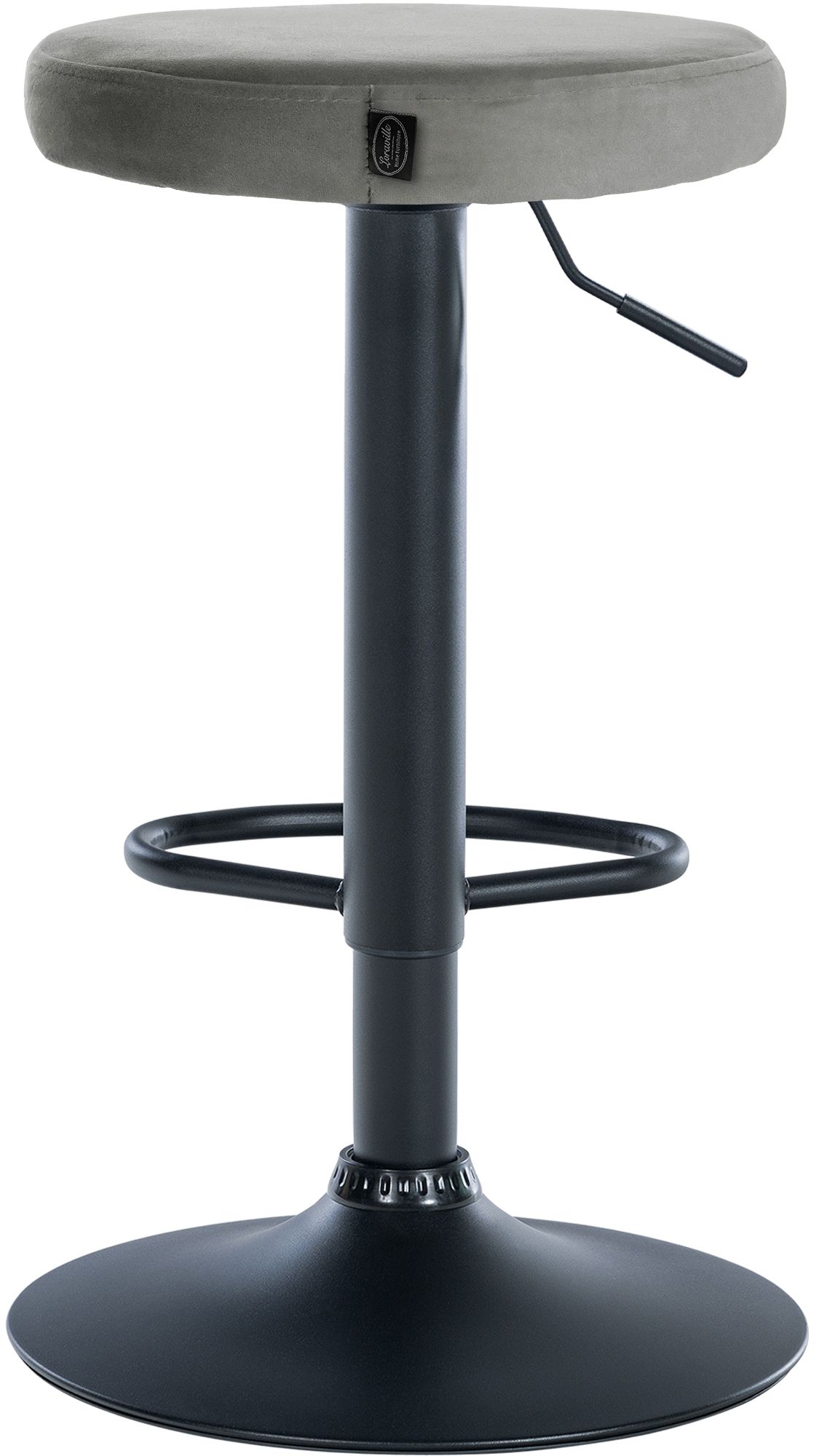 2er Set Barhocker Ponte Samt