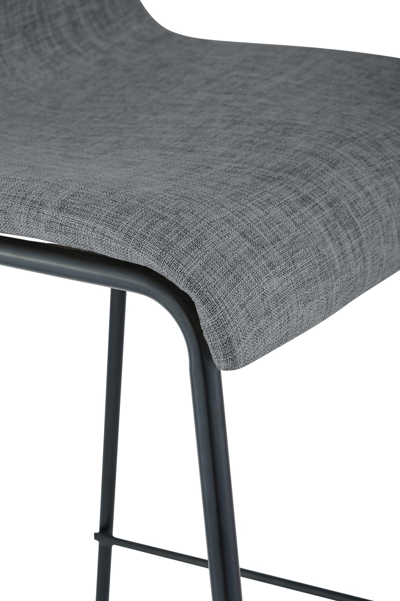 Barhocker Hover Stoff Vierfußgestell