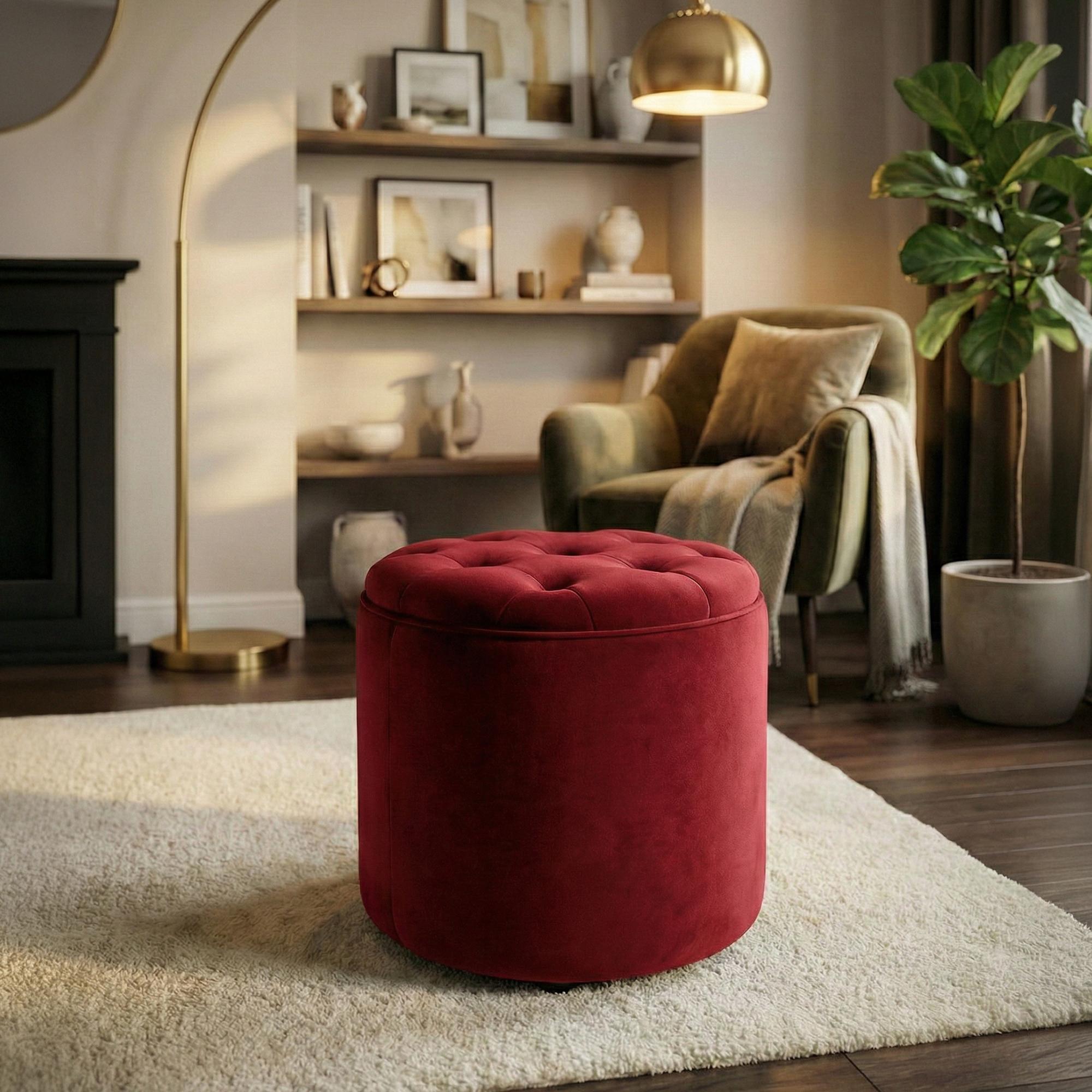 Sitzhocker Pantin Samt