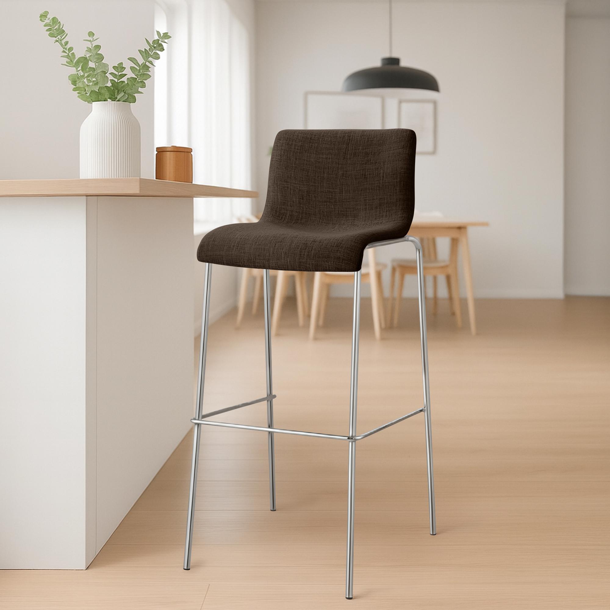 Barhocker Hover Stoff Vierfußgestell