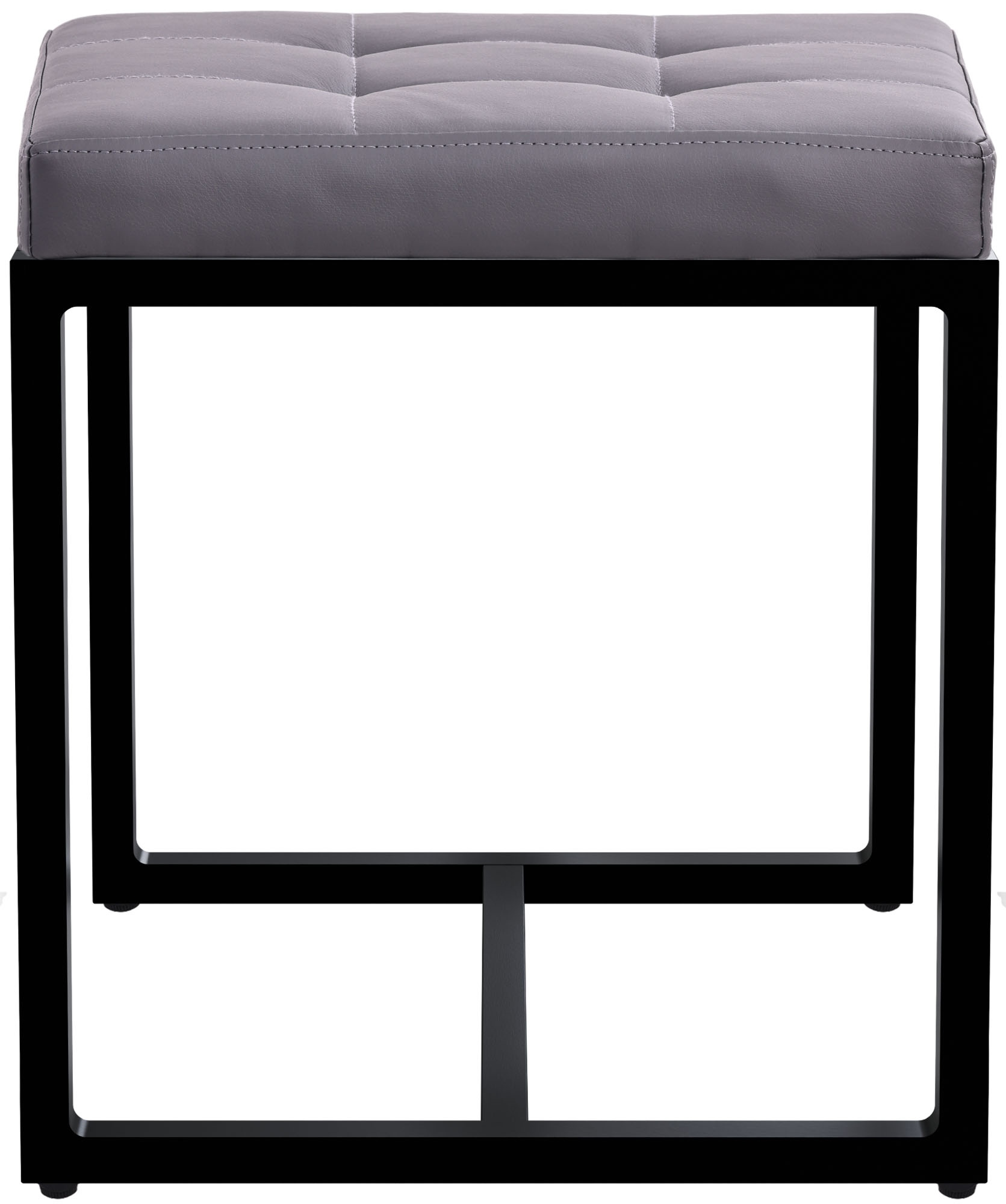 Sitzhocker Barci mit schwarzem Gestell