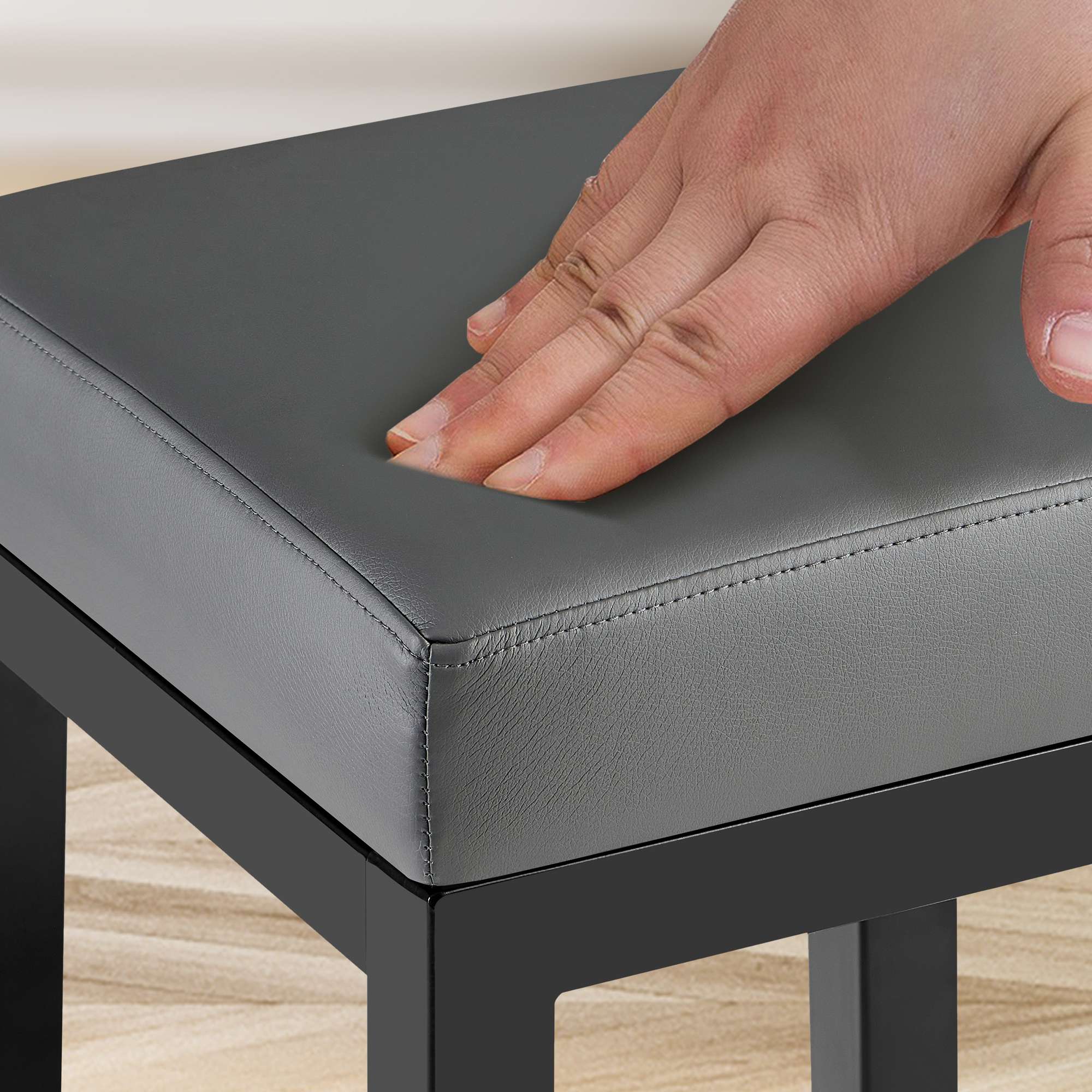 Barhocker Taylor Sitzhöhe 83 cm Metallgestell schwarz