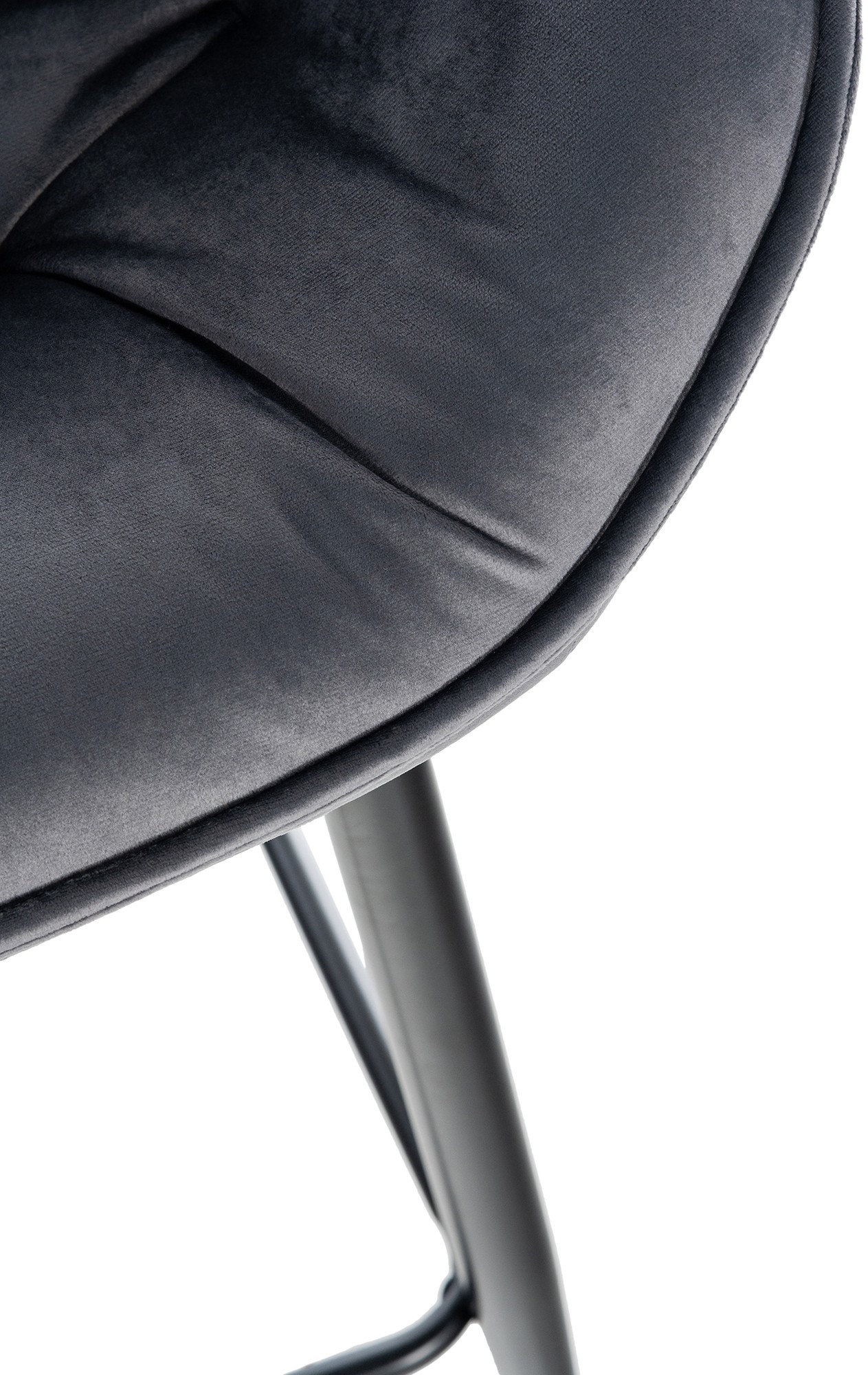 Barhocker Gibson Samt Sitzhöhe 76 cm