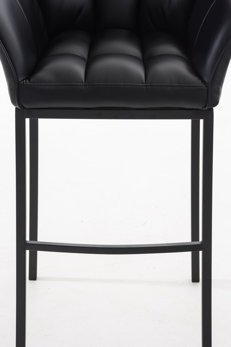 2er Set Barhocker Damaso Kunstleder mit Vierfußgestell