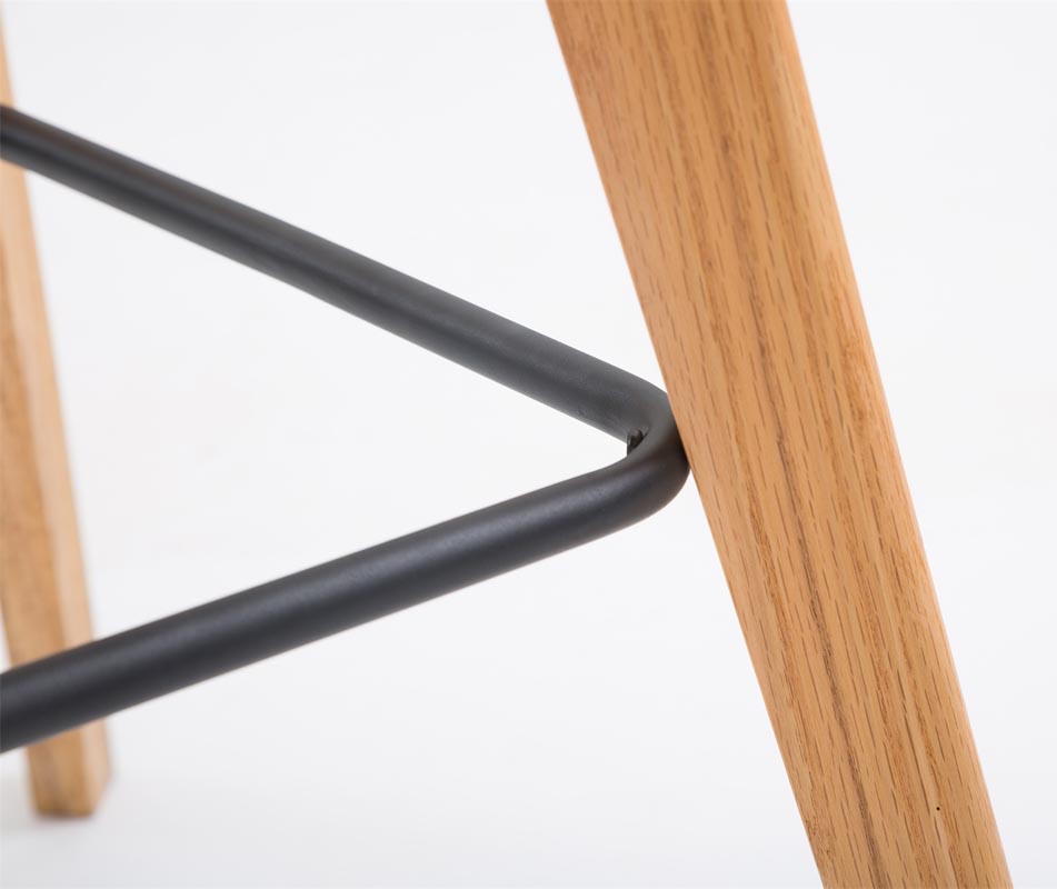 2er Set Barhocker Metz Kunststoff, mit Lehne