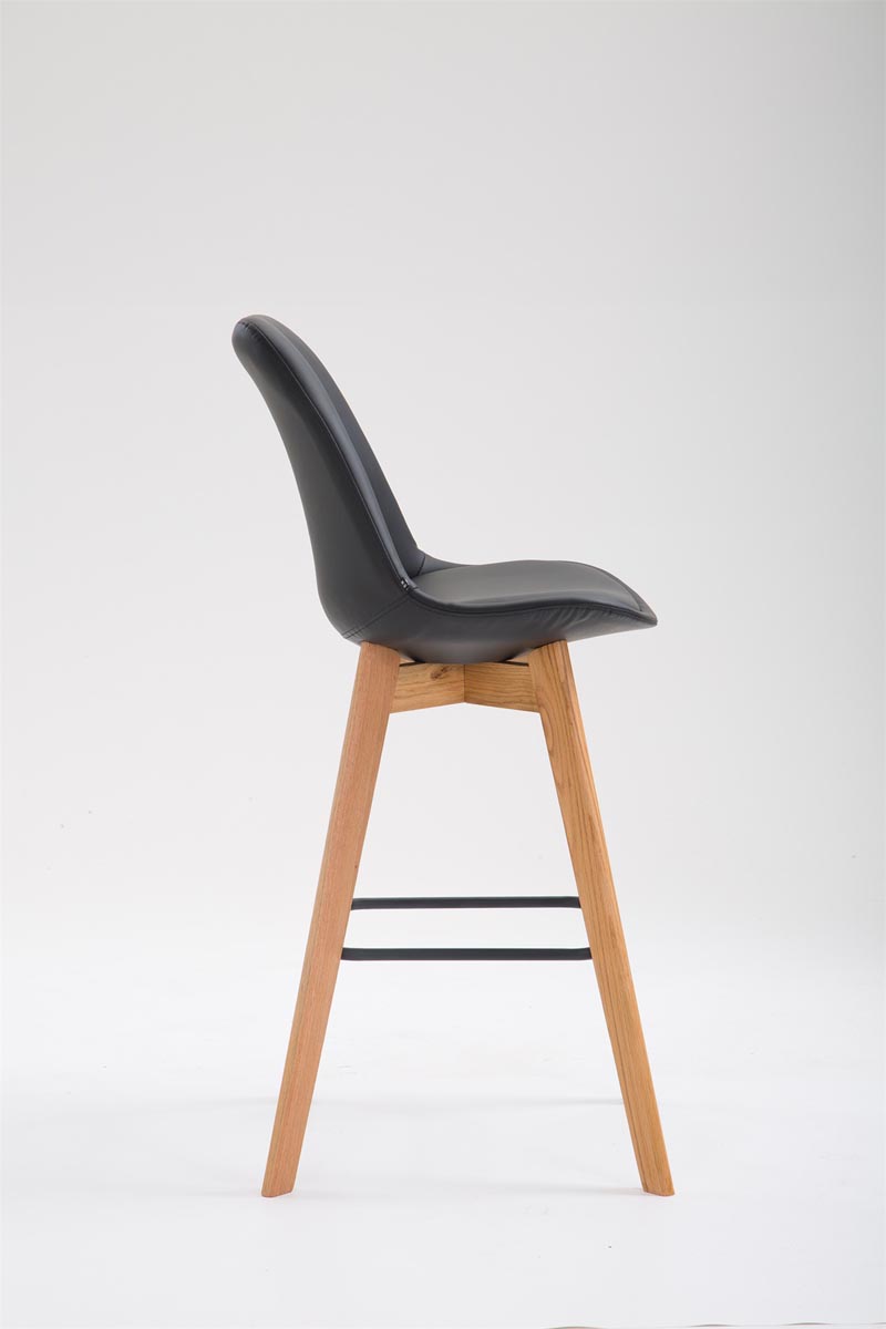 Barhocker Metz Kunstleder, mit Lehne