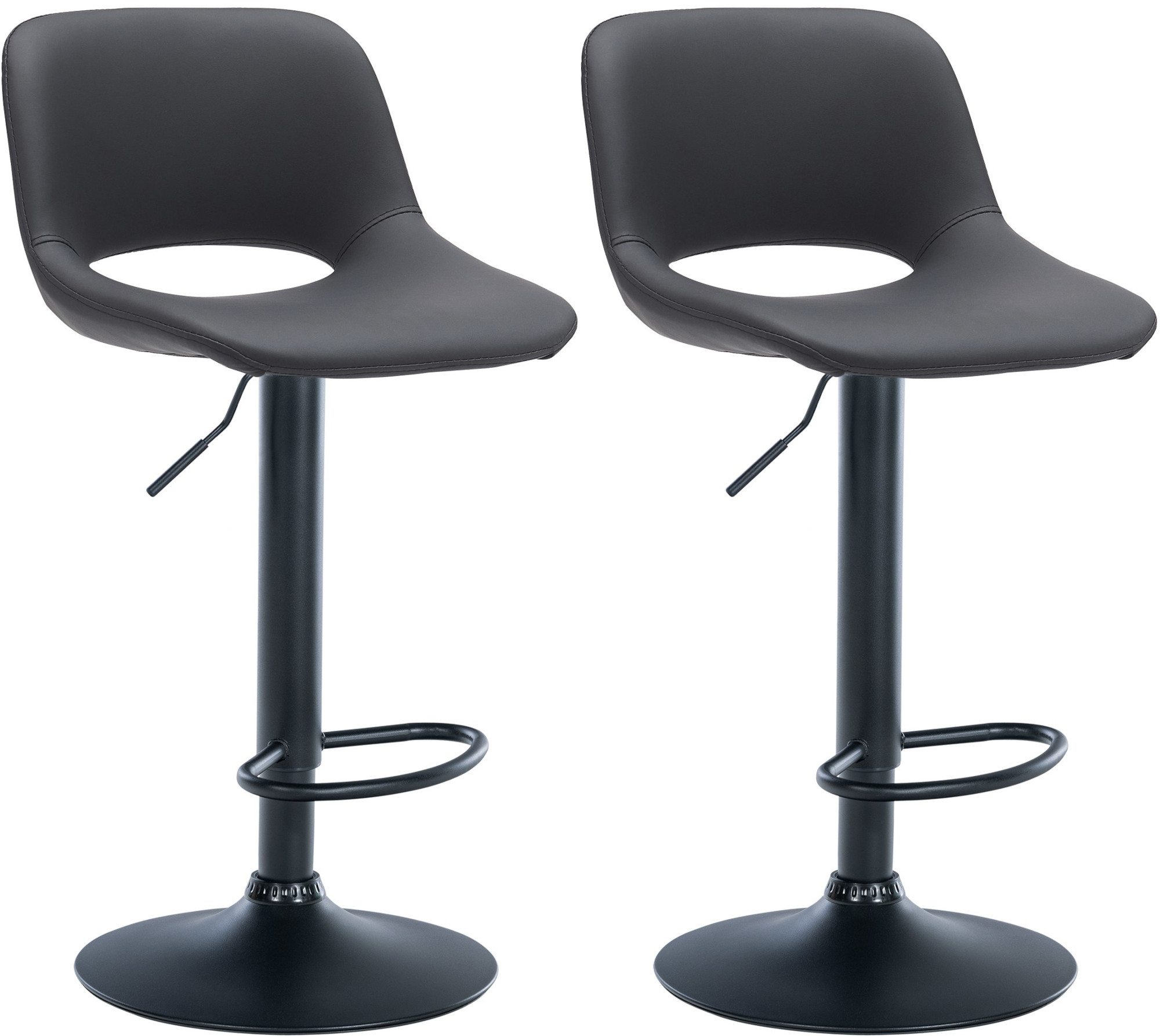 2er Set Barhocker Camden Kunstleder