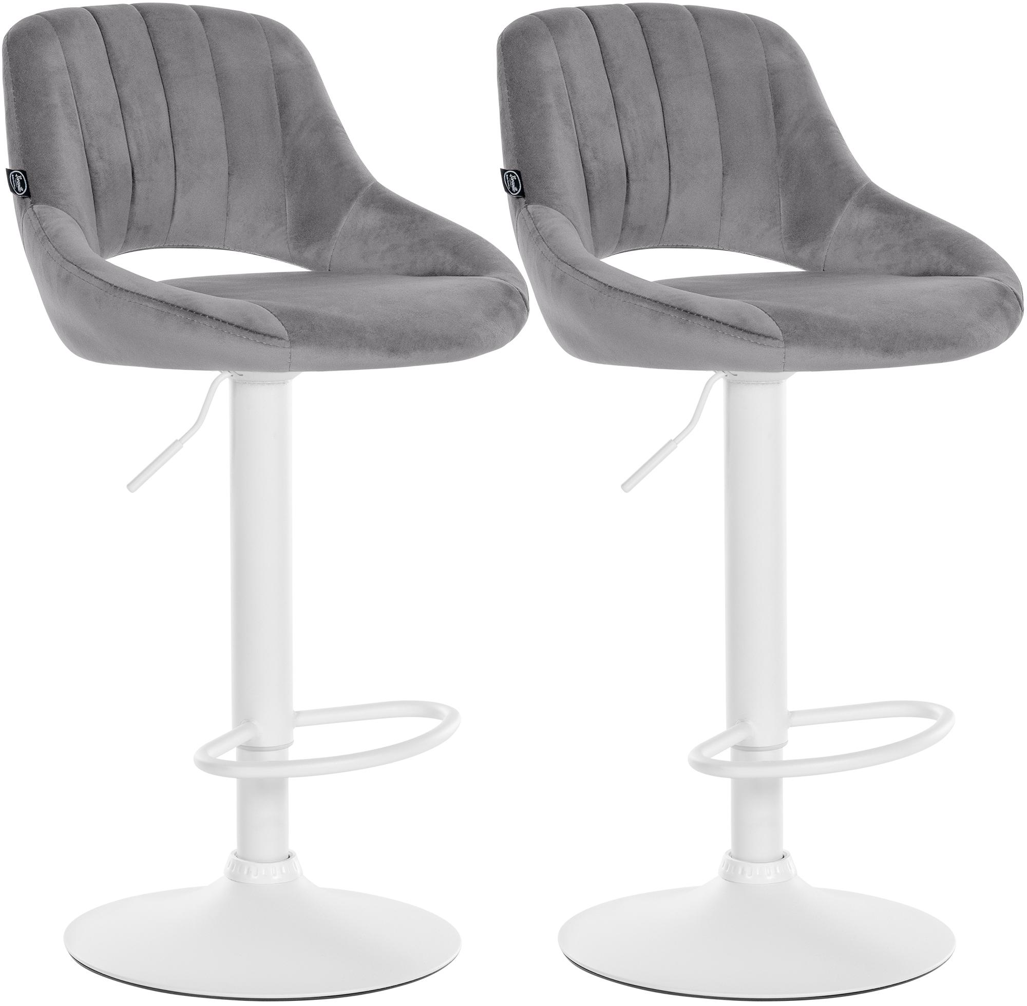 2er Set Barhocker Milet Samt