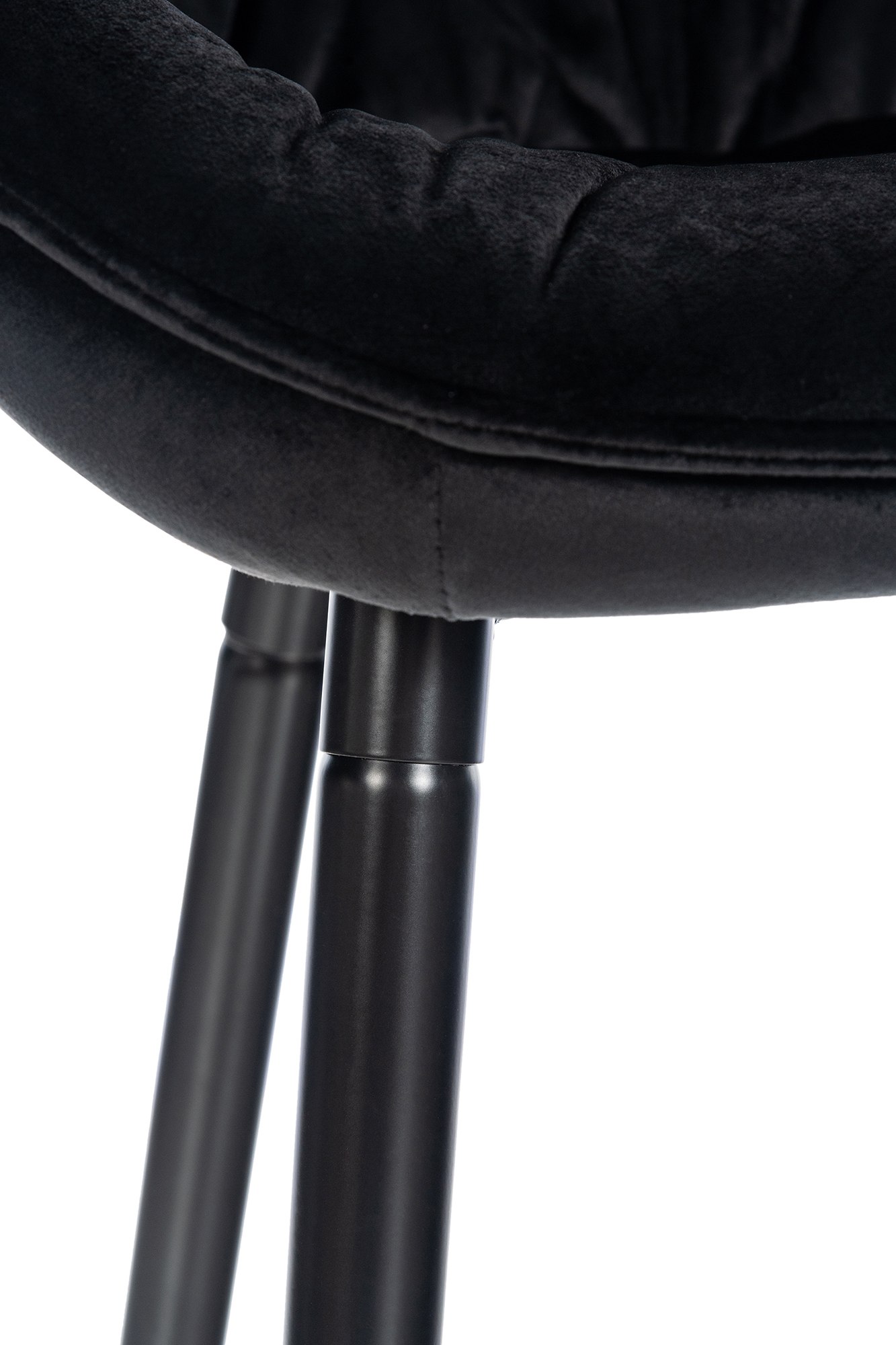 2er Set Barhocker Gibson Samt Sitzhöhe 76 cm