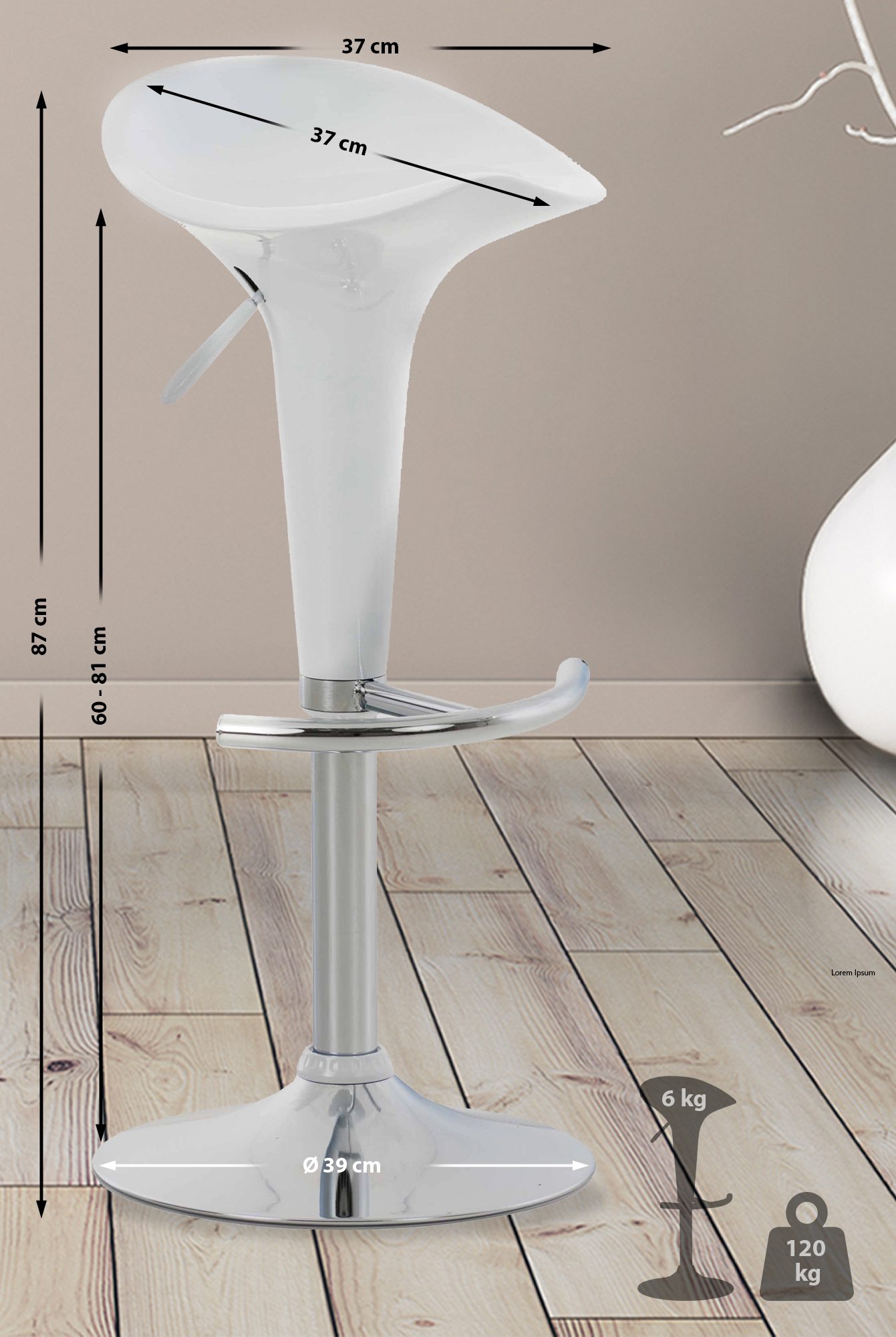 Barhocker Saddle