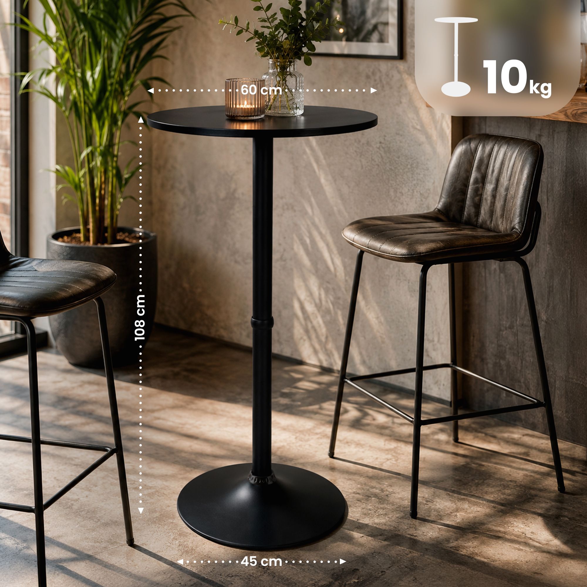 Stehtisch rund Ø 60 cm