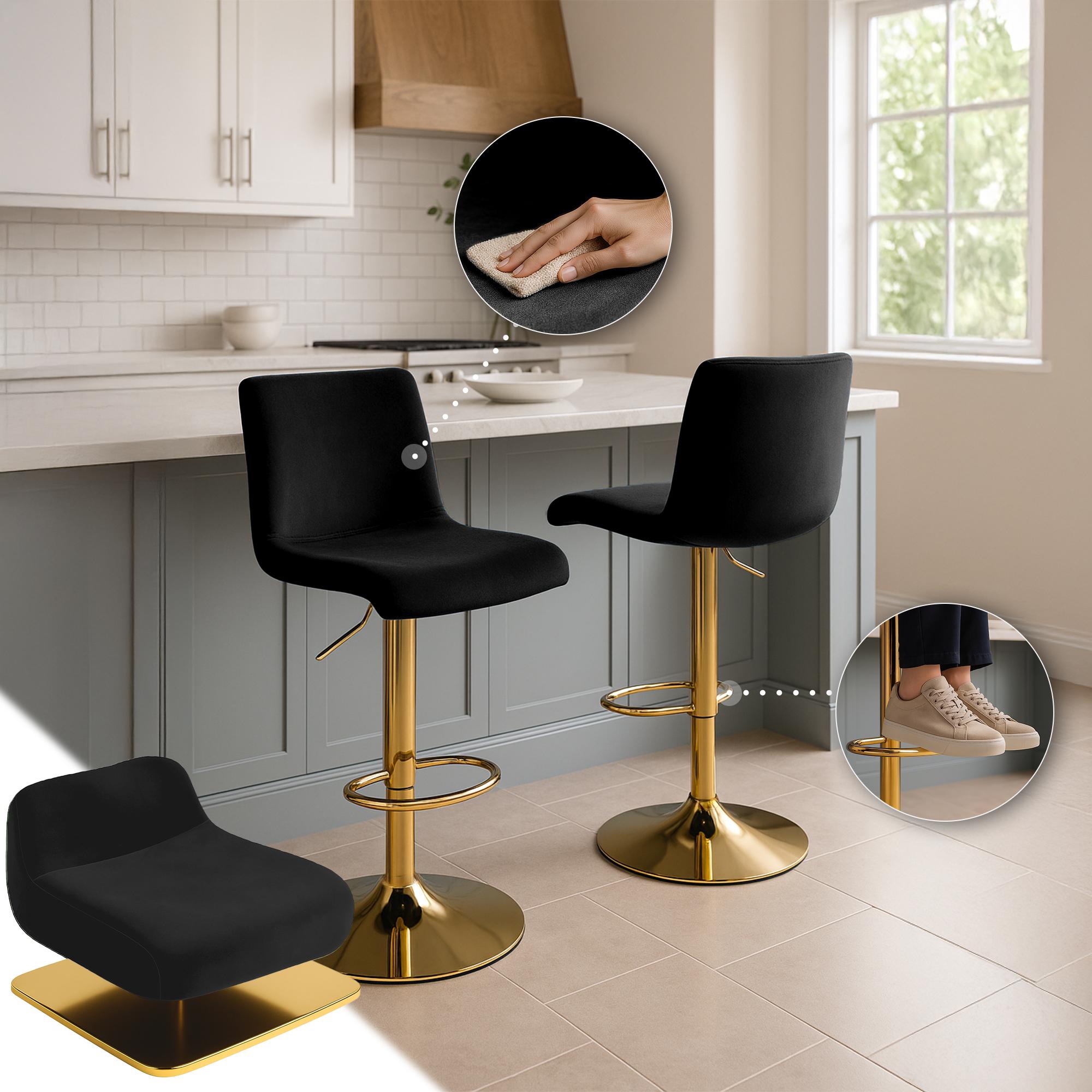 Barhocker Hover Samt