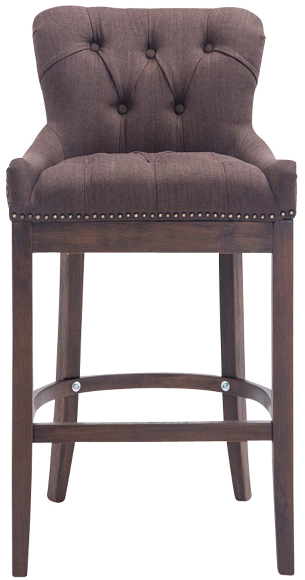 Barhocker Lakewood Stoff, Antik-dunkel
