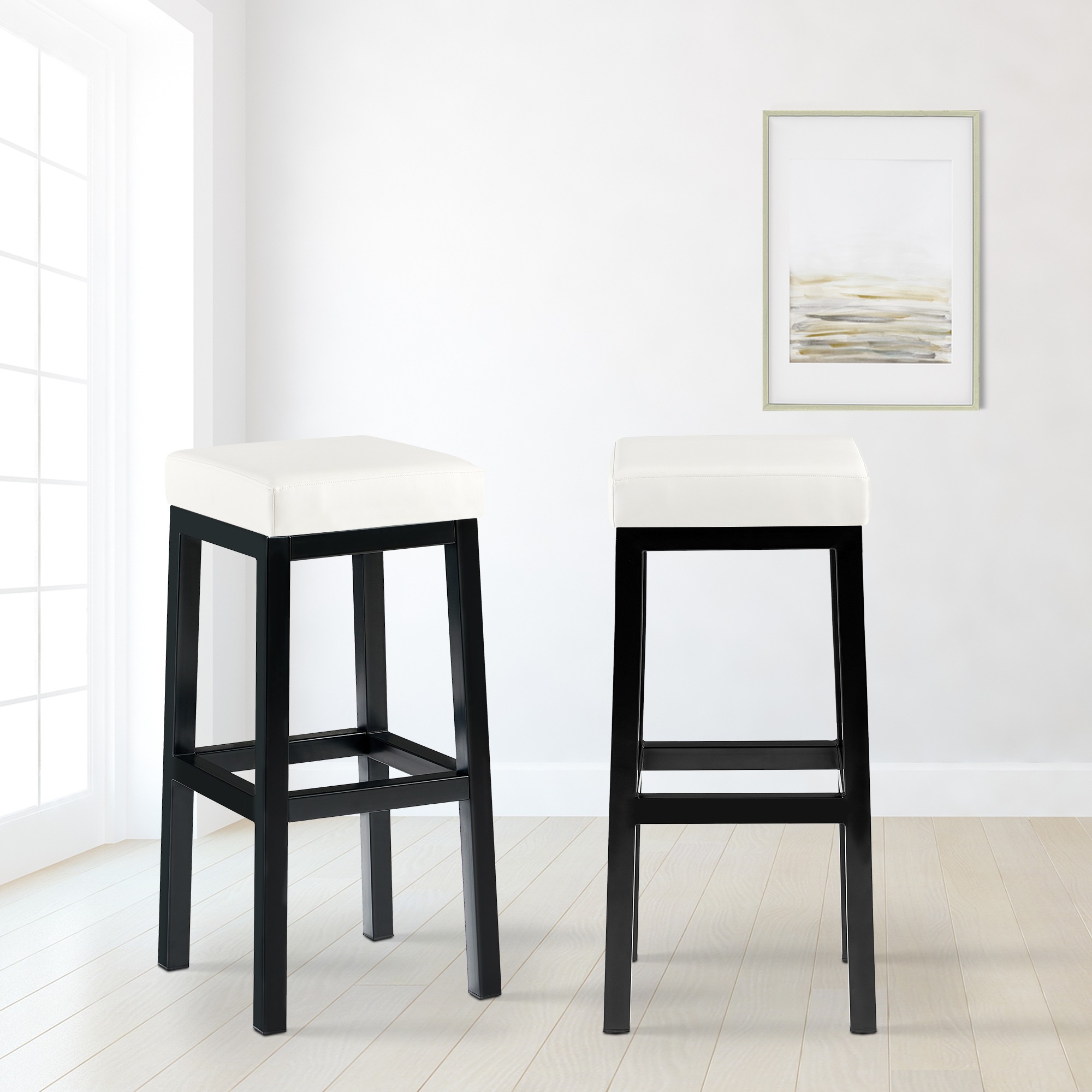 Barhocker Taylor Sitzhöhe 83 cm Metallgestell schwarz