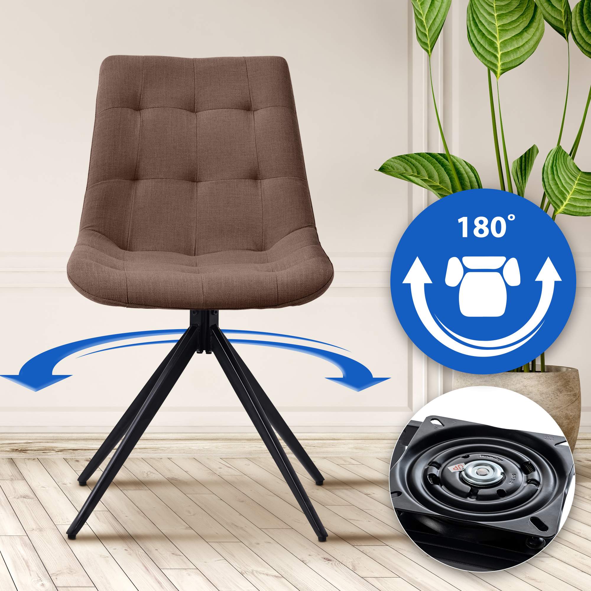 2er Set Esszimmerstuhl Merna