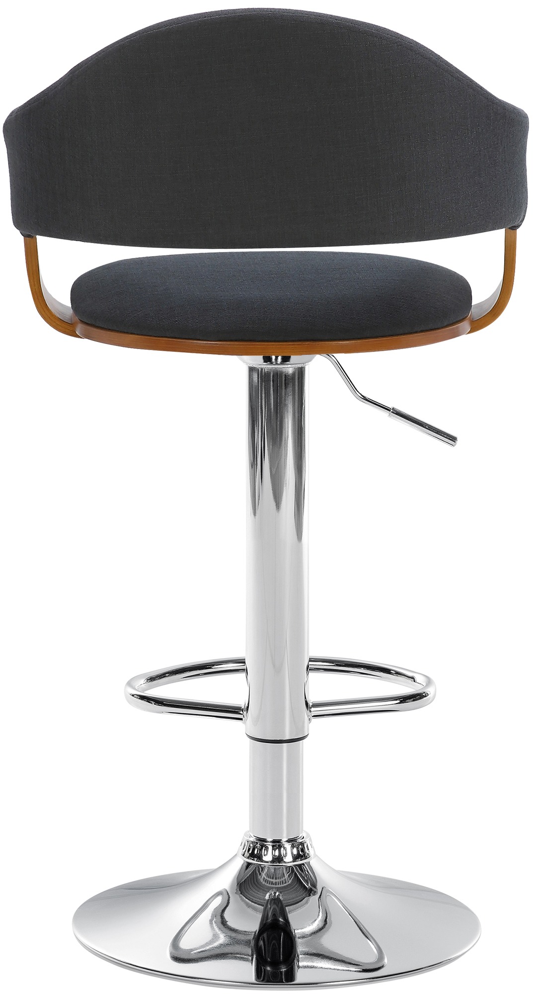 Barhocker Nilse Stoff, drehbar, mit Lehne