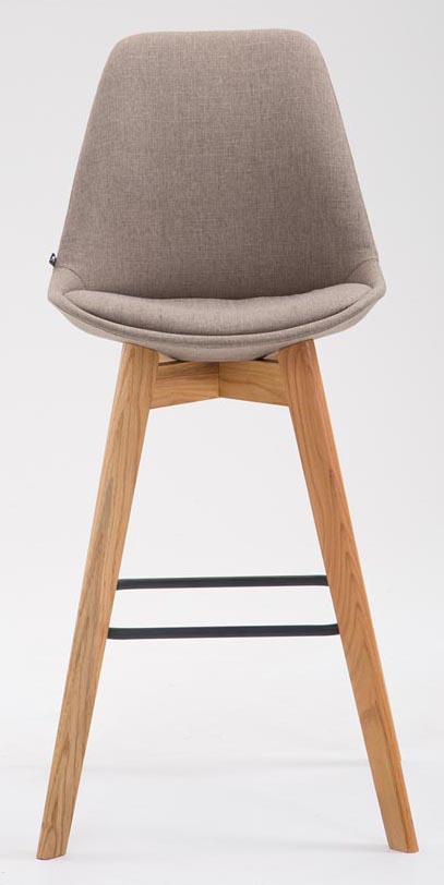 2er Set Barhocker Metz Stoff, mit Lehne