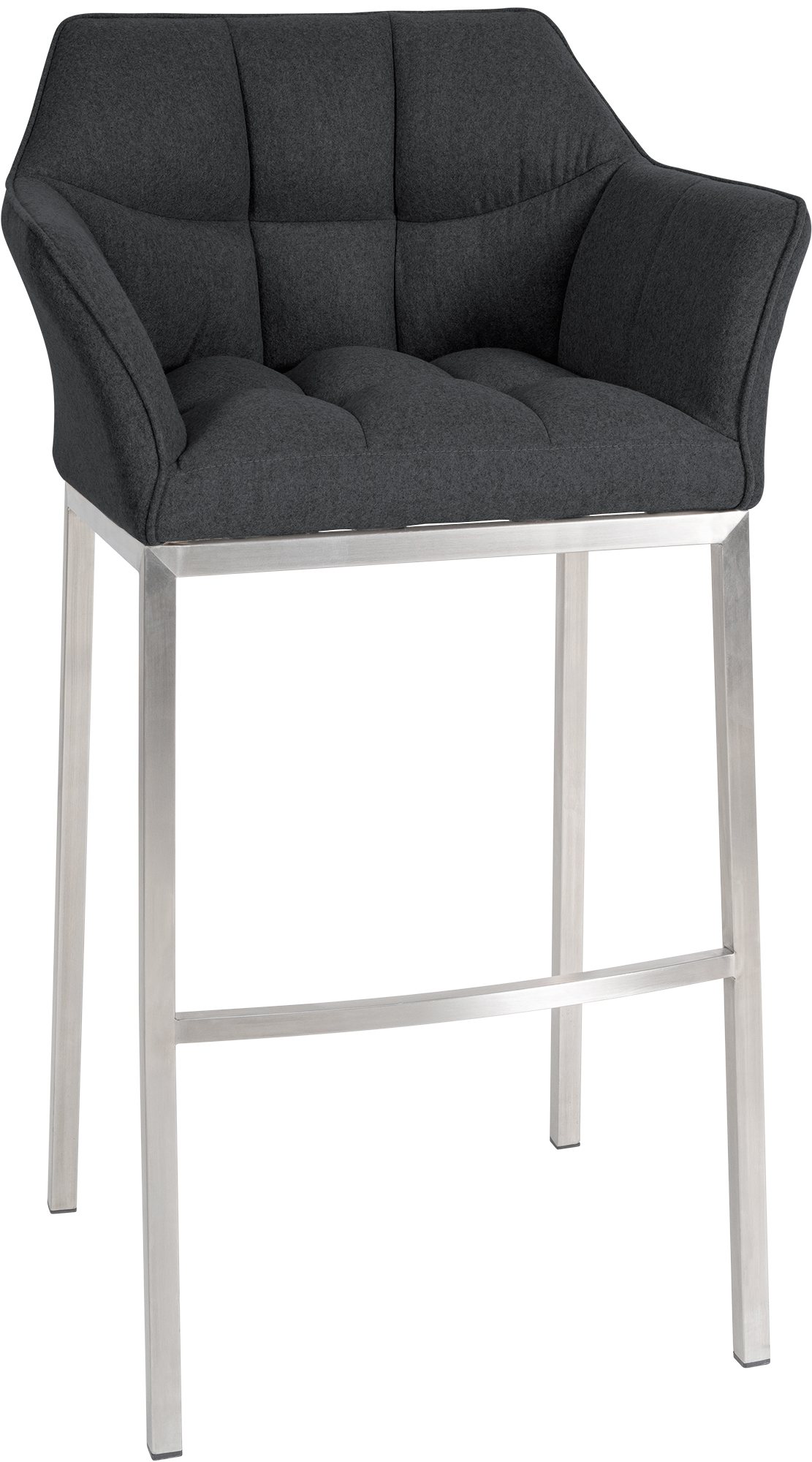 Barhocker Damaso Filz mit Vierfußgestell