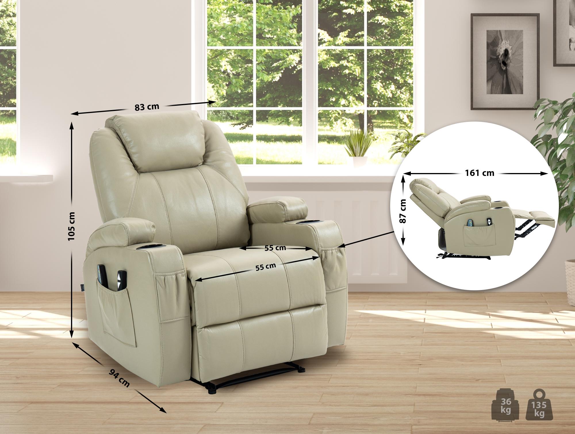 Sessel Hepler mit Massagefunktion