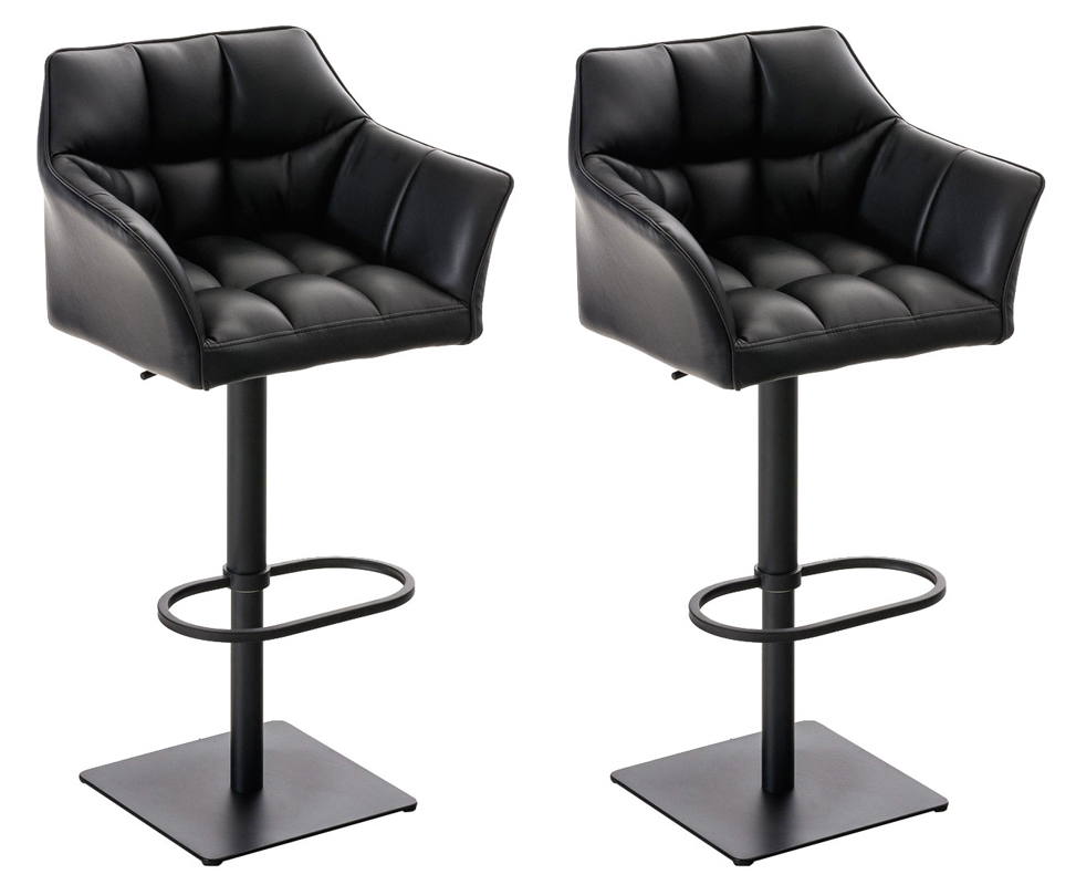 2er Set Barhocker Damaso Kunstleder