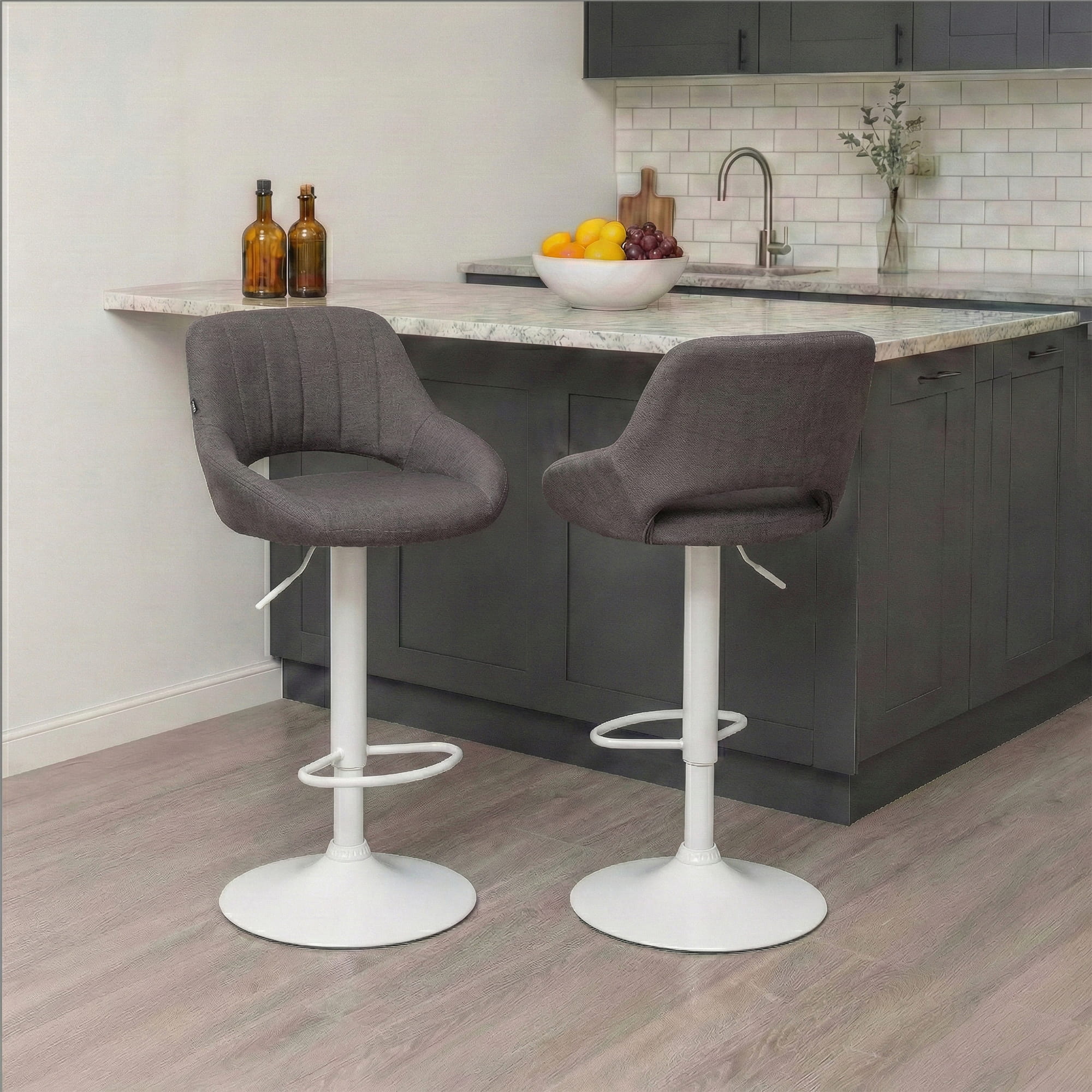 2er Set Barhocker Milet Stoff
