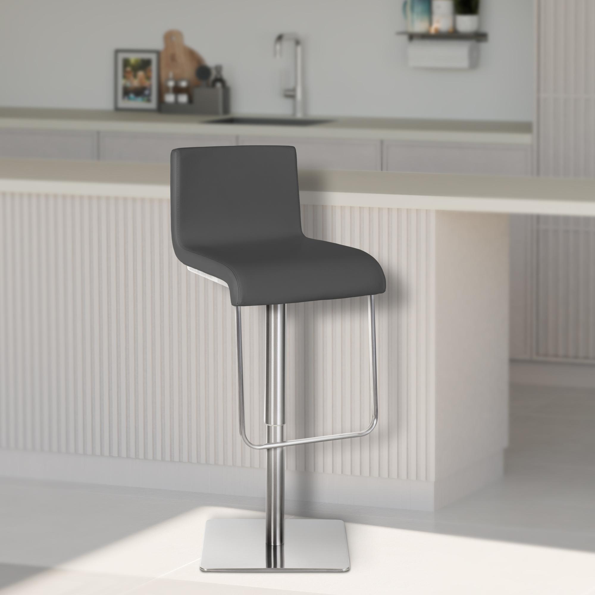 2er Set Barhocker Limon Kunstlederbezug