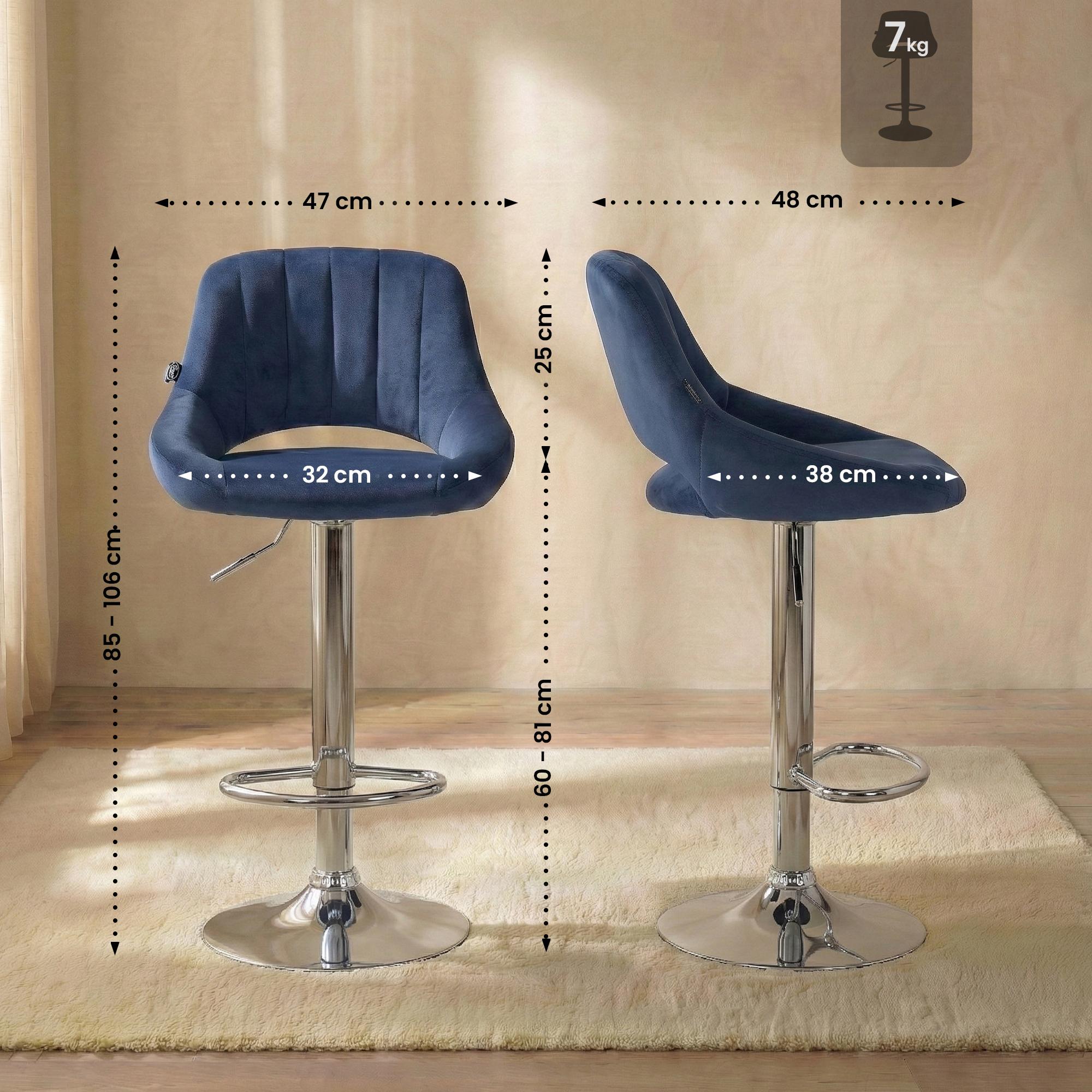 Barhocker Milet Samt