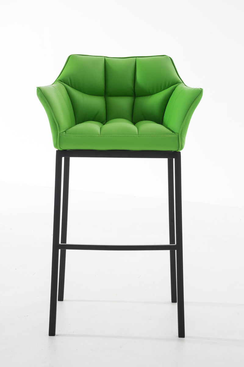 2er Set Barhocker Damaso Kunstleder mit Vierfußgestell
