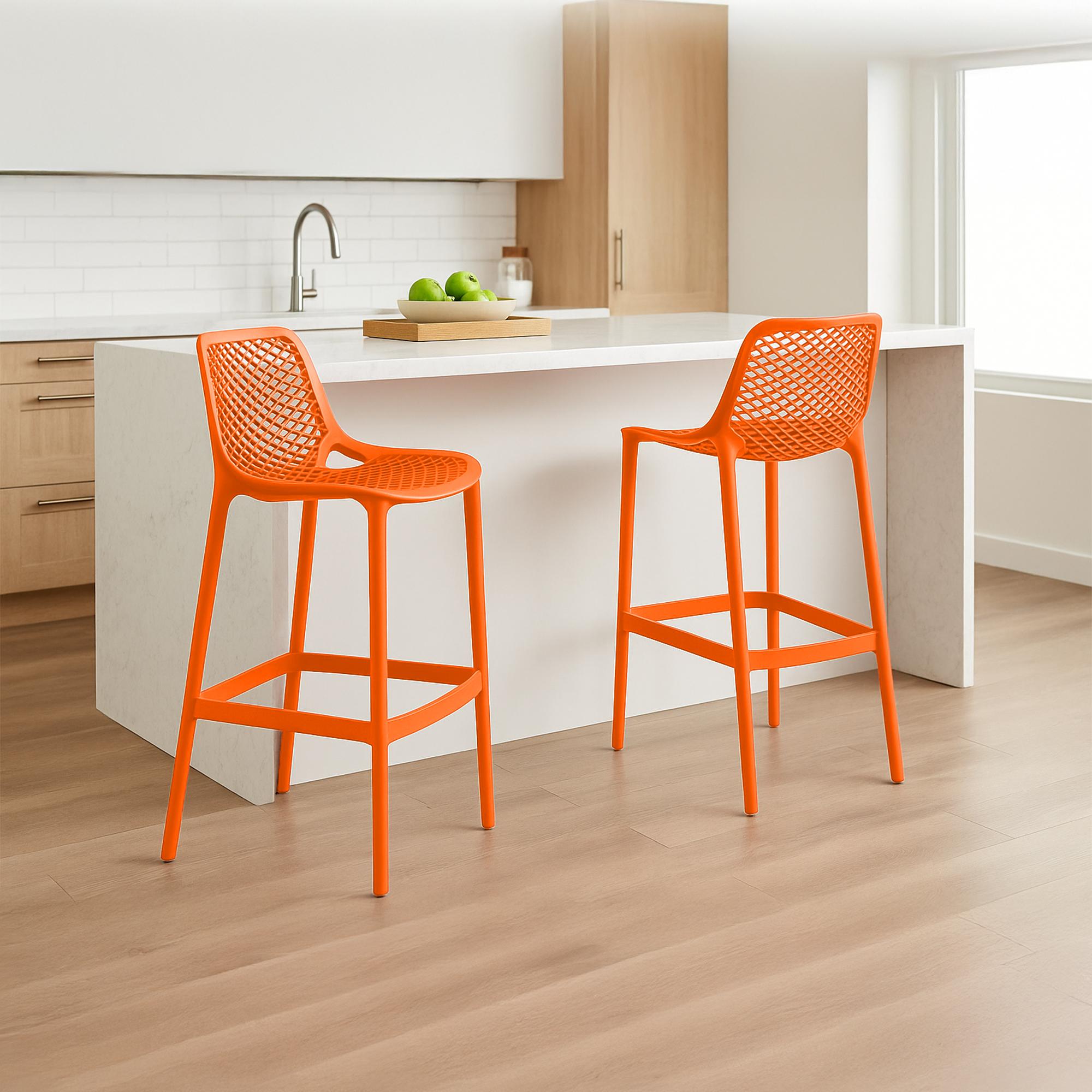 2er Set Outdoor Barhocker Air