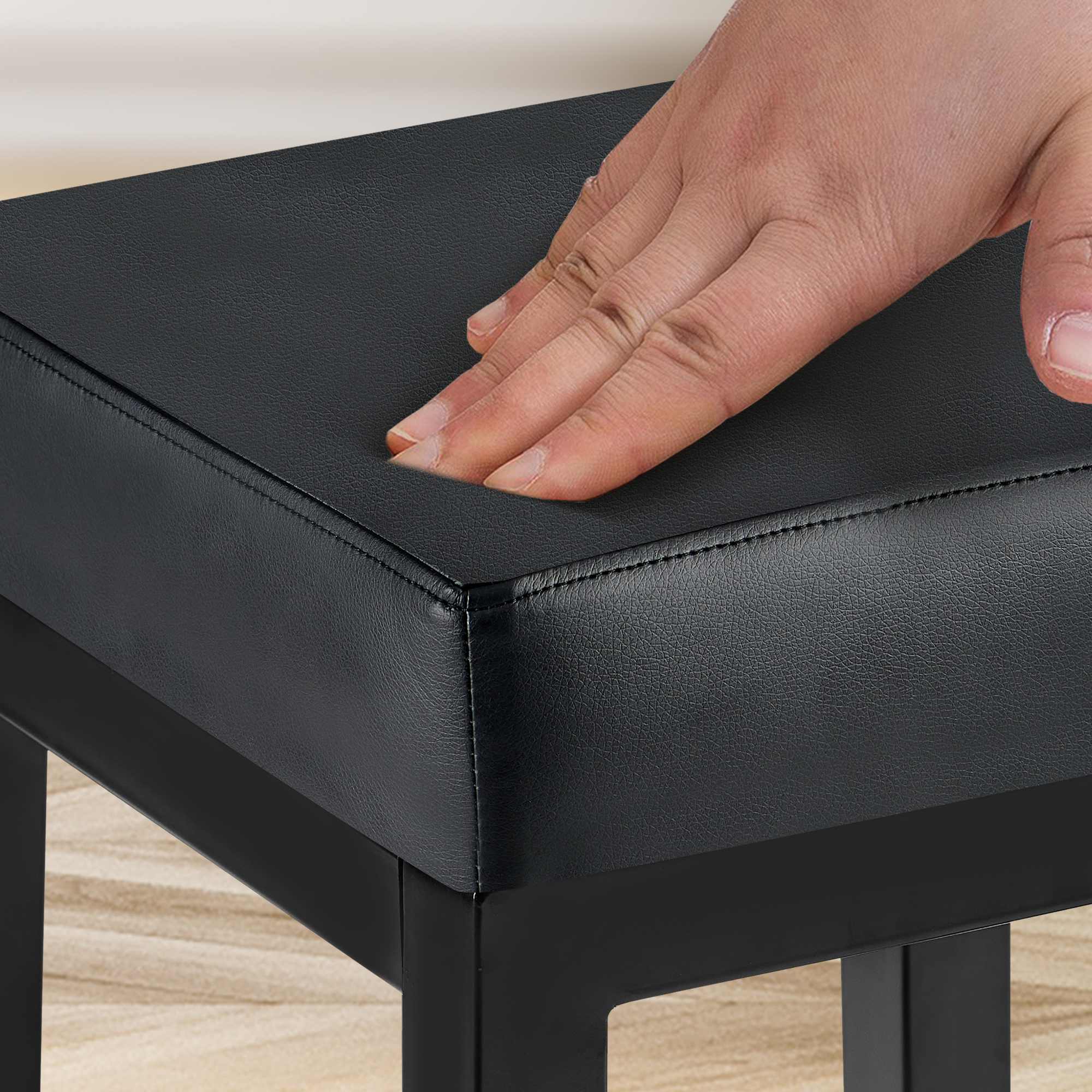 Barhocker Taylor Sitzhöhe 83 cm Metallgestell schwarz