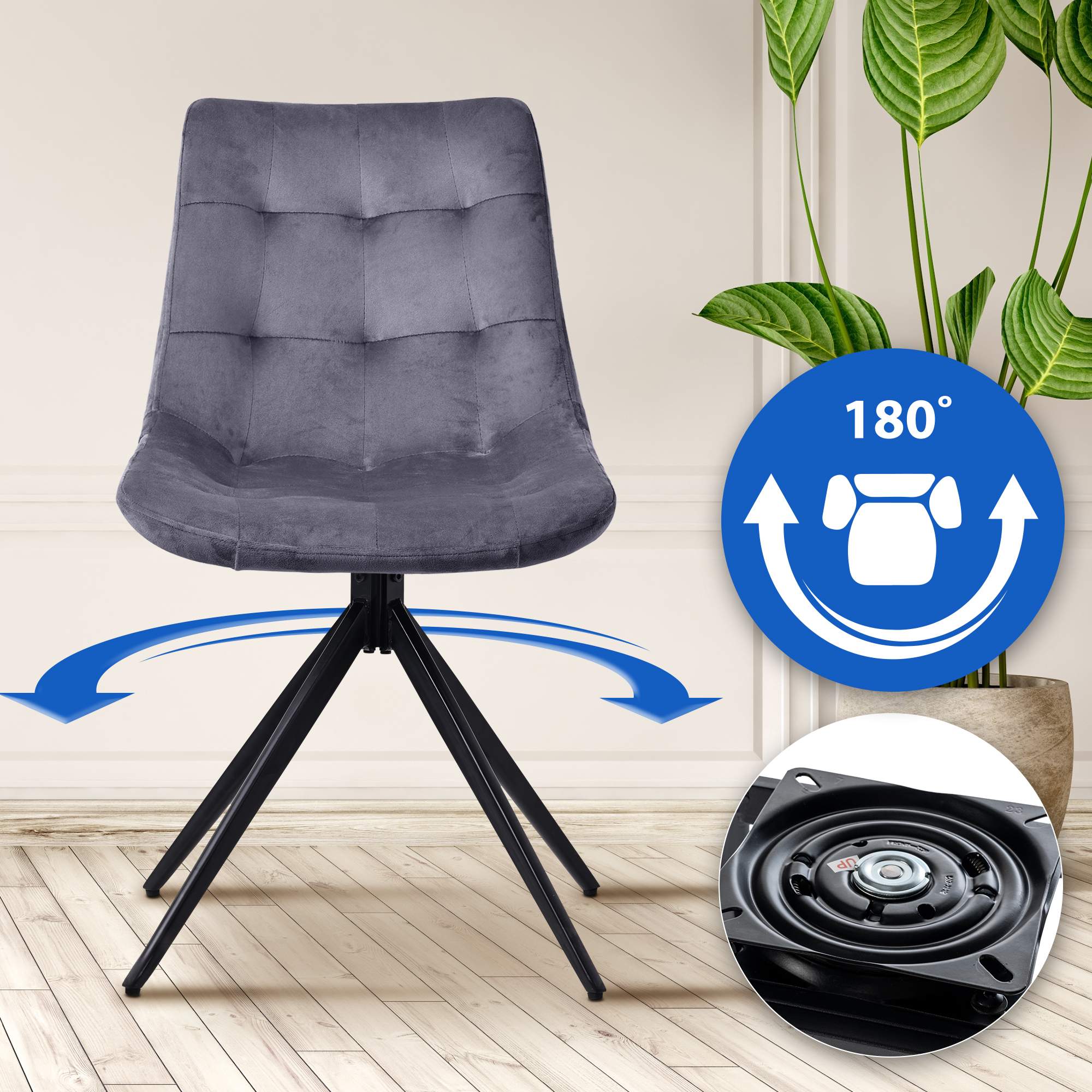 2er Set Esszimmerstuhl Merna