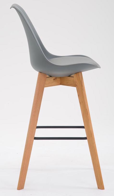 2er Set Barhocker Metz Kunststoff, mit Lehne