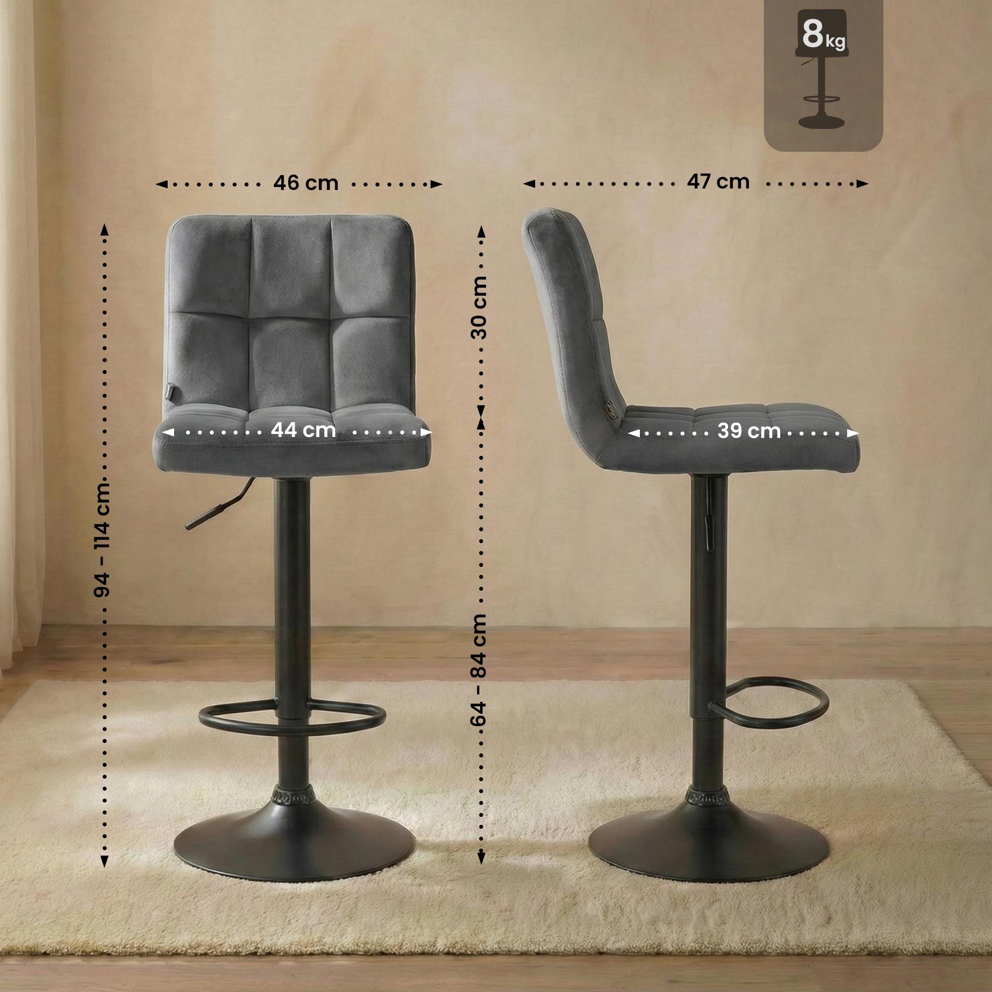 Barhocker Peru Samt
