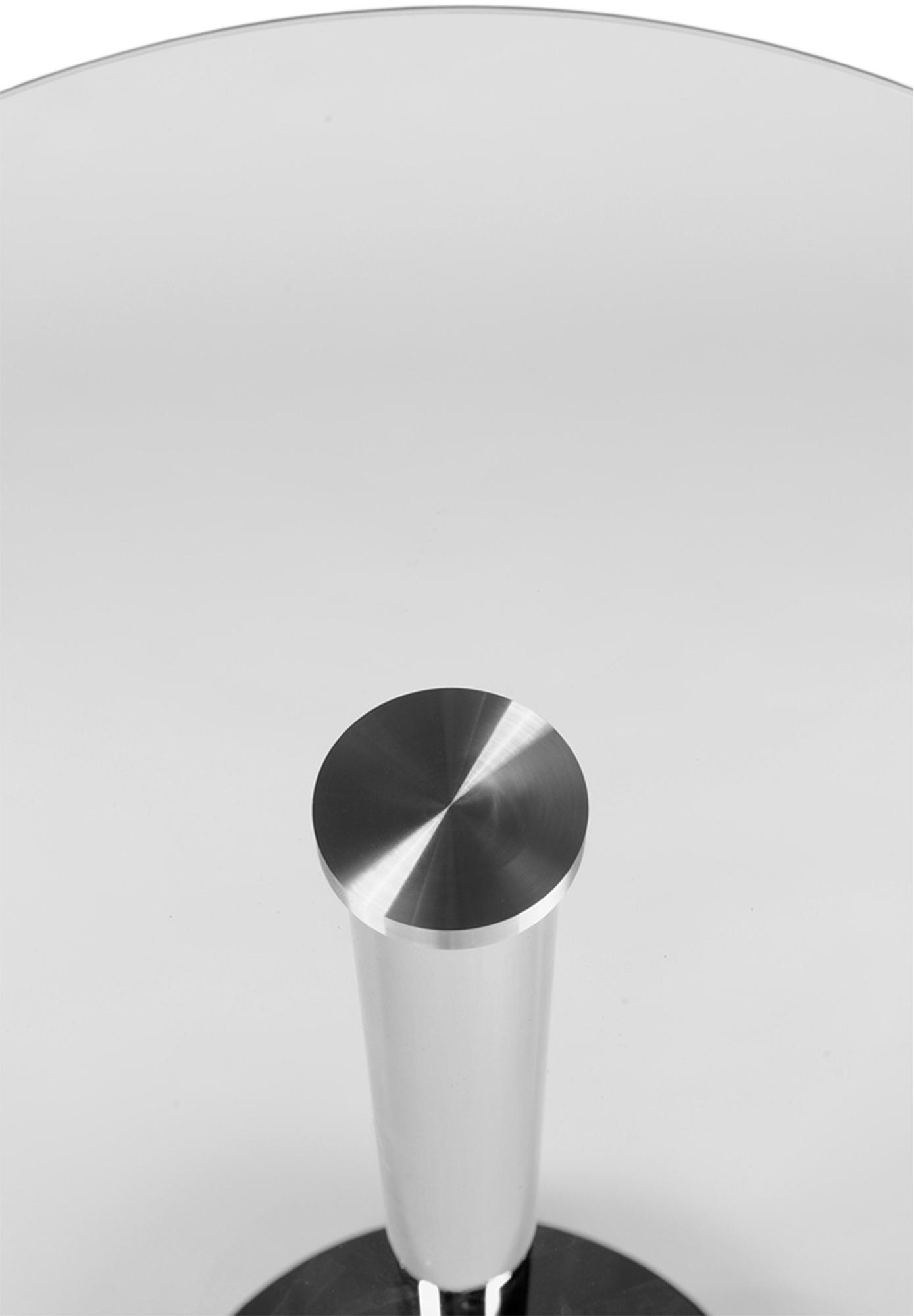 Stehtisch mit Tischplatte aus Glas
