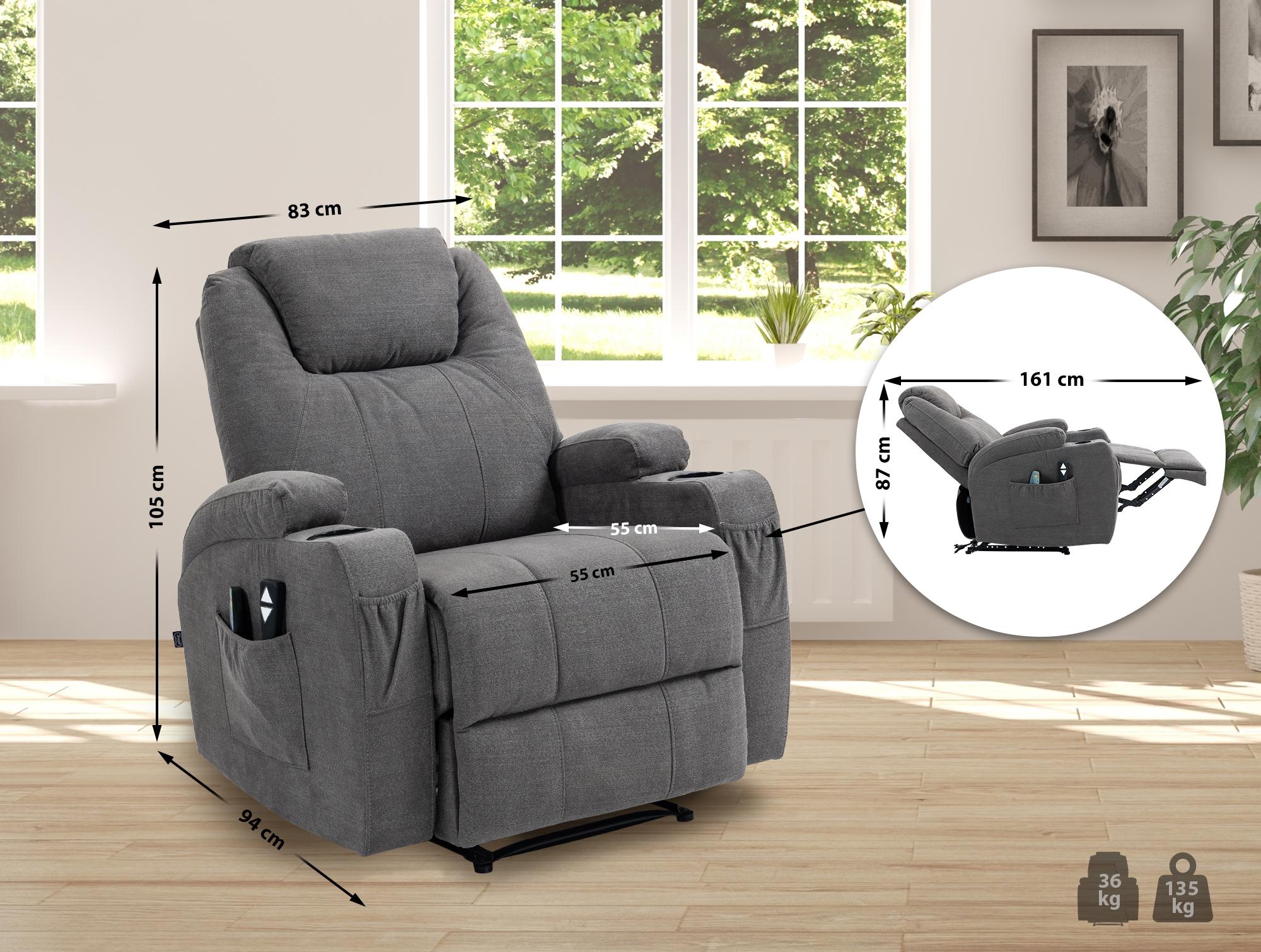 Sessel Hepler mit Massagefunktion