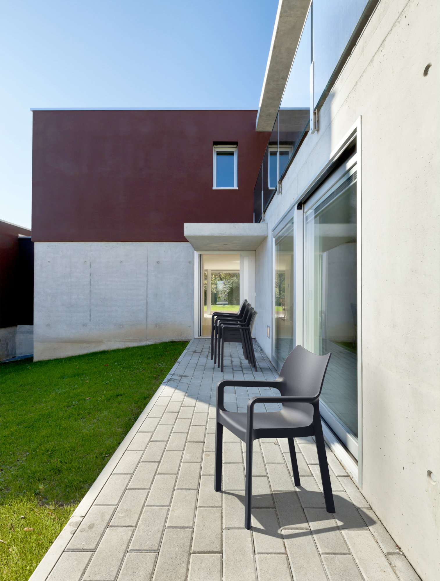 Gartenstuhl Diva mit Armlehne