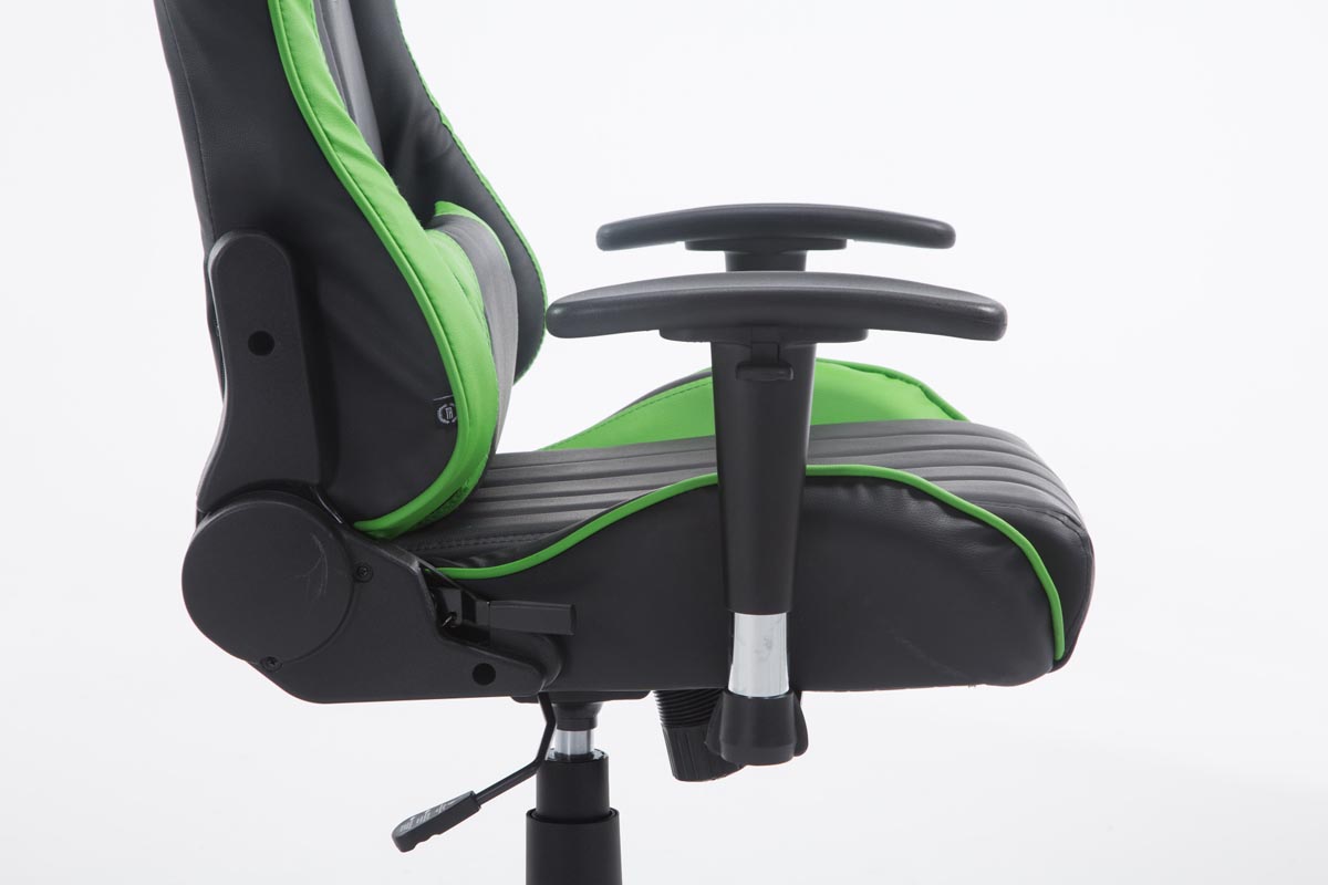 Racing Gaming Bürostuhl XL Shift Kunstleder mit/ohne Fußablage schwarz/grün ohne Fußablage