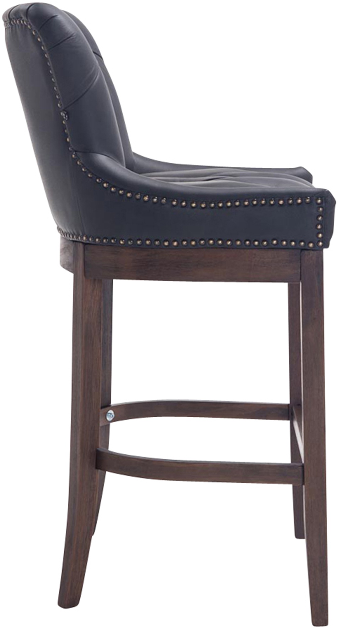 Barhocker Lakewood Echtleder, Antik-dunkel