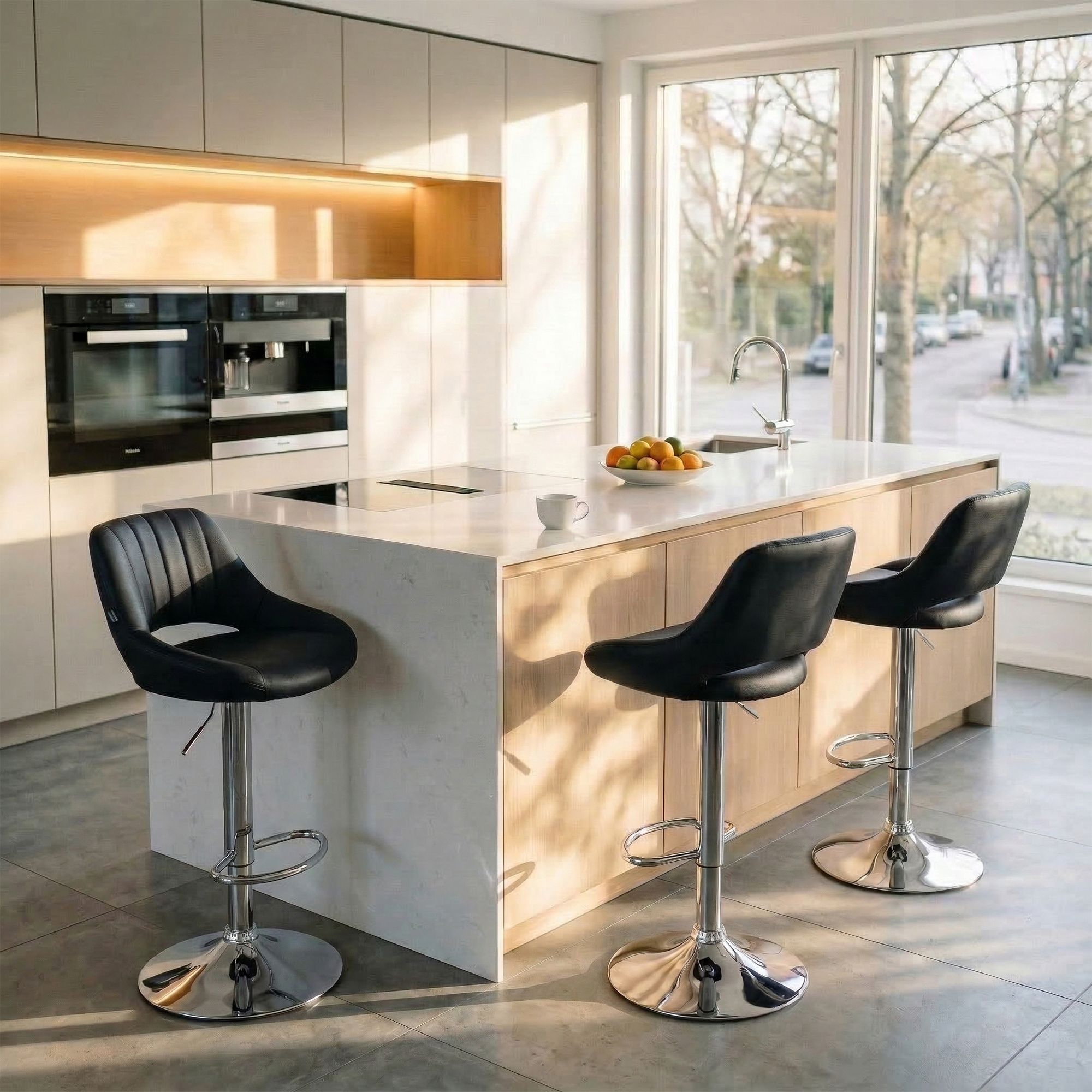 2er Set Barhocker Milet Kunstleder
