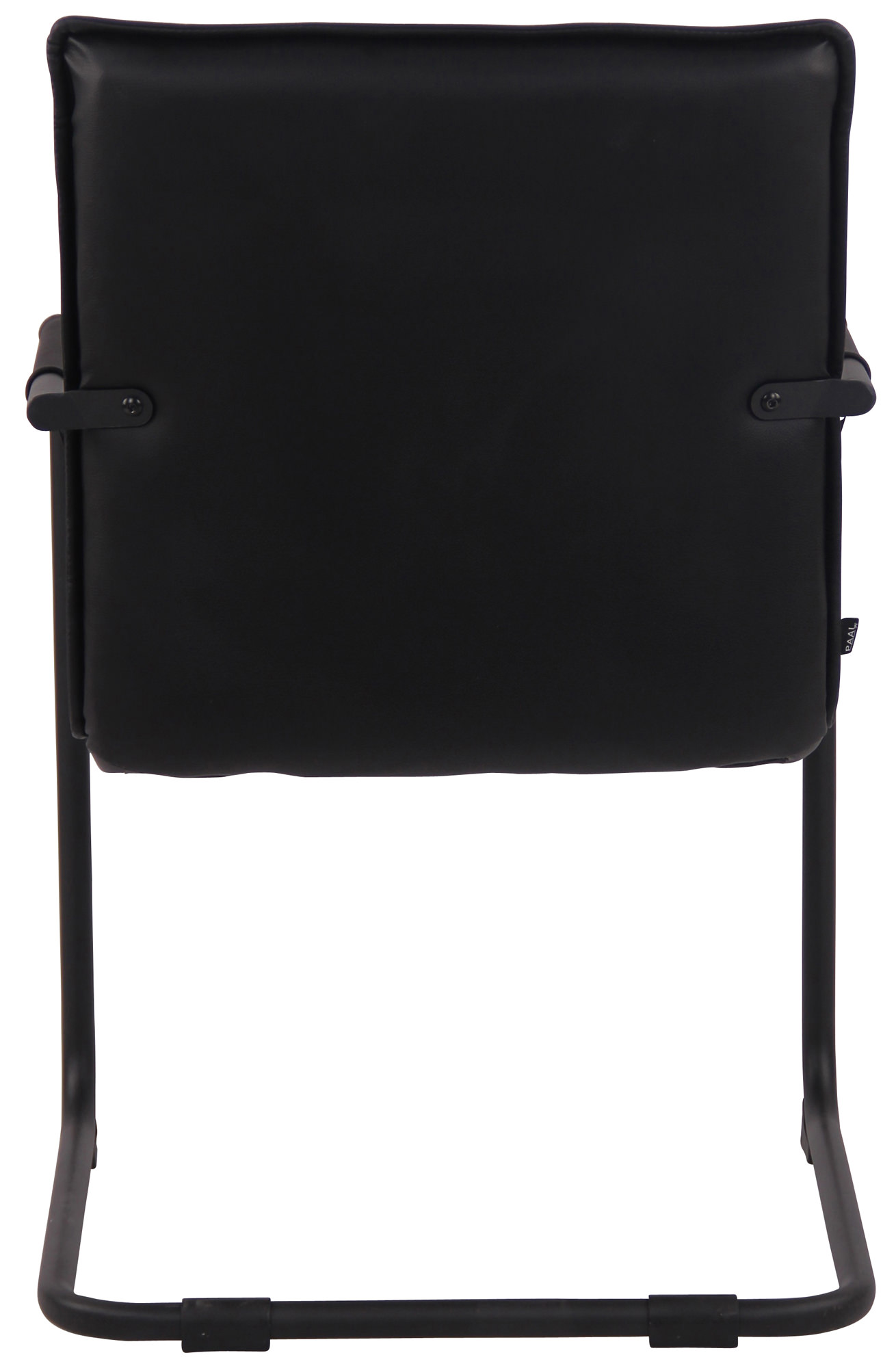 2er Set Stühle Gandia Echtleder schwarz schwarz