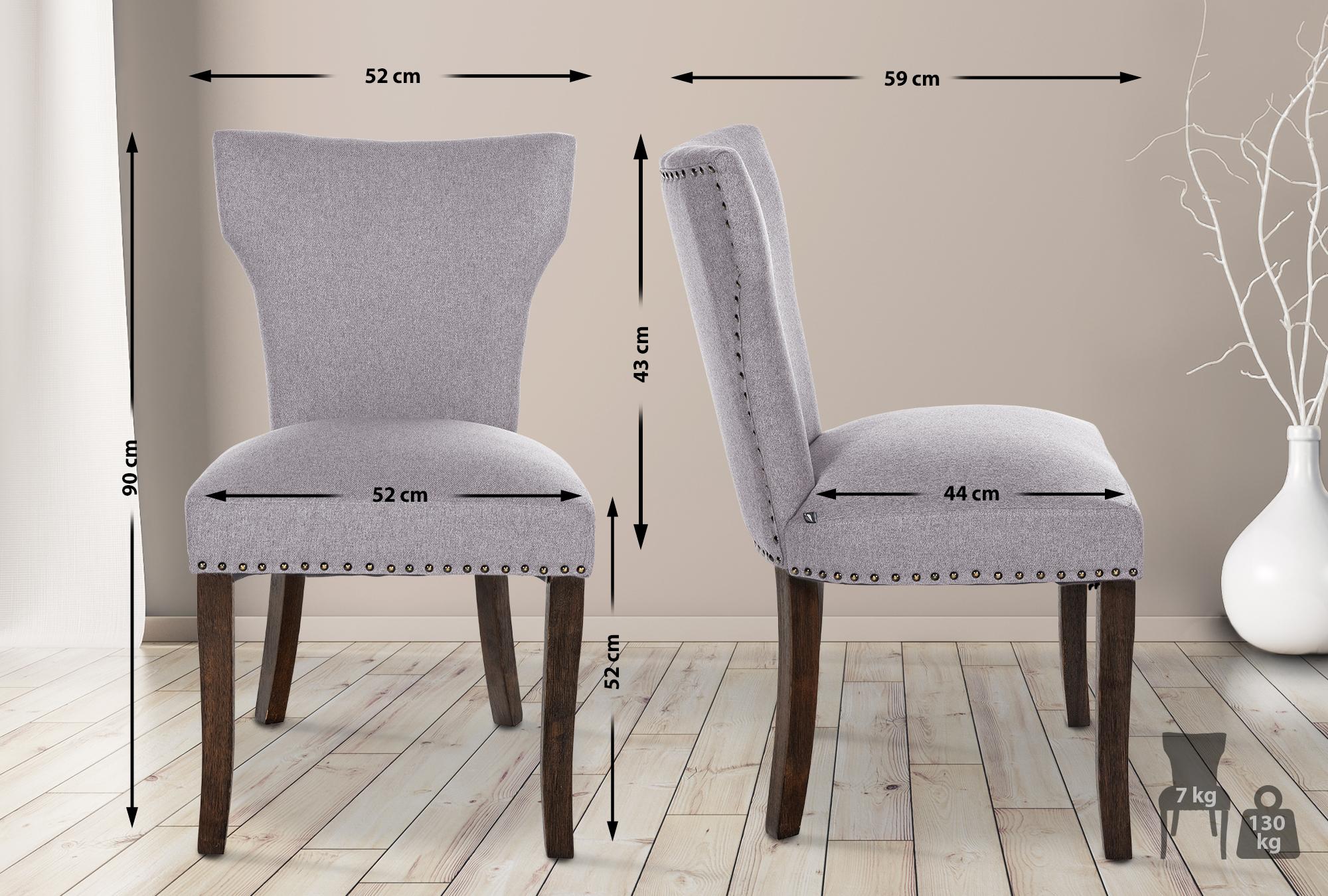 Esszimmerstuhl Zadar Stoff