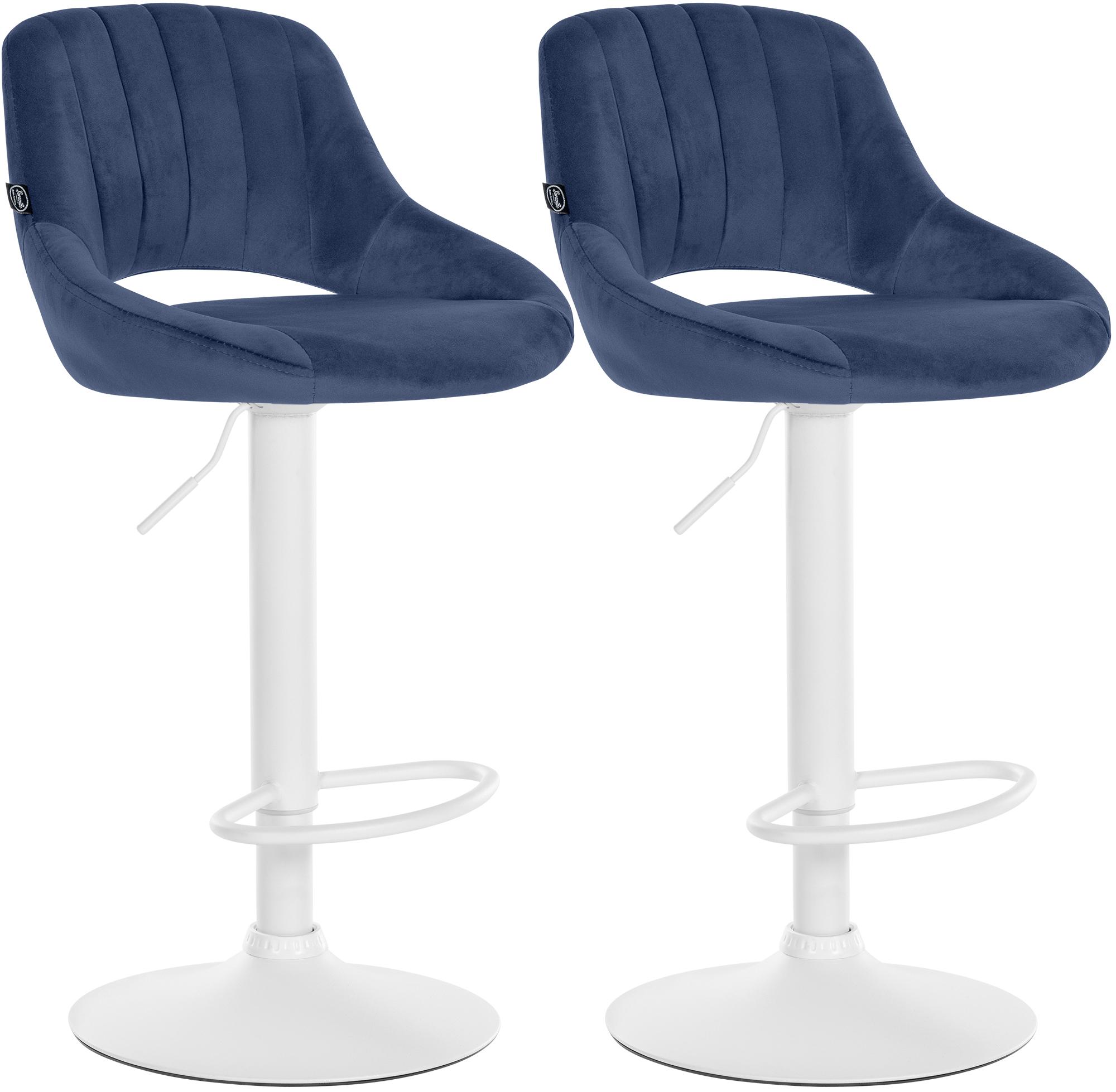 2er Set Barhocker Milet Samt
